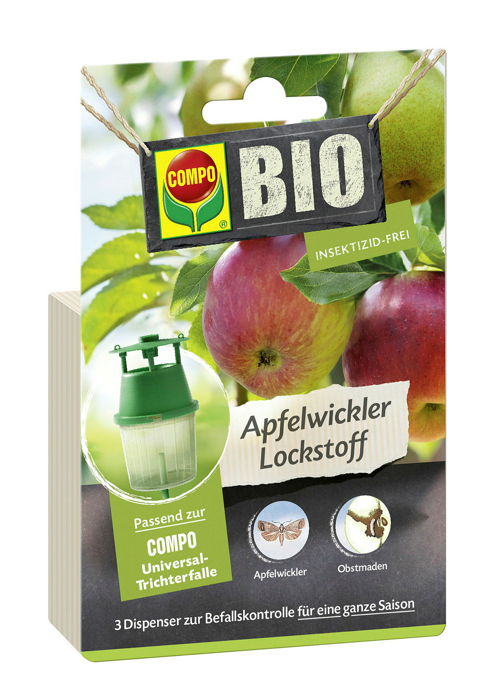 COMPO BIO Apfelwickler Lockstoff, 3 Stück