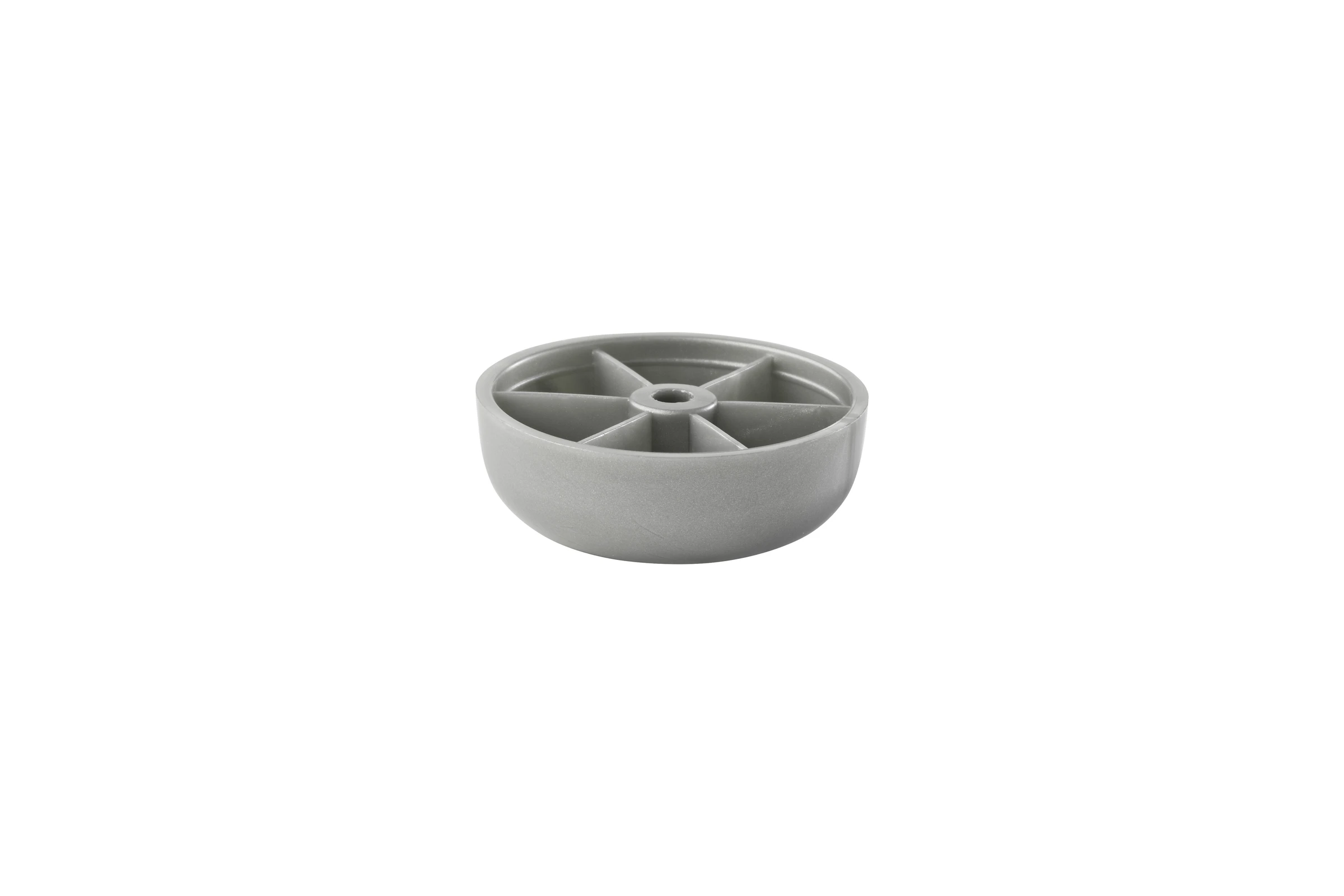 Möbelgleiter DISC rund , Ø45x16 mm Grau Kunststoff