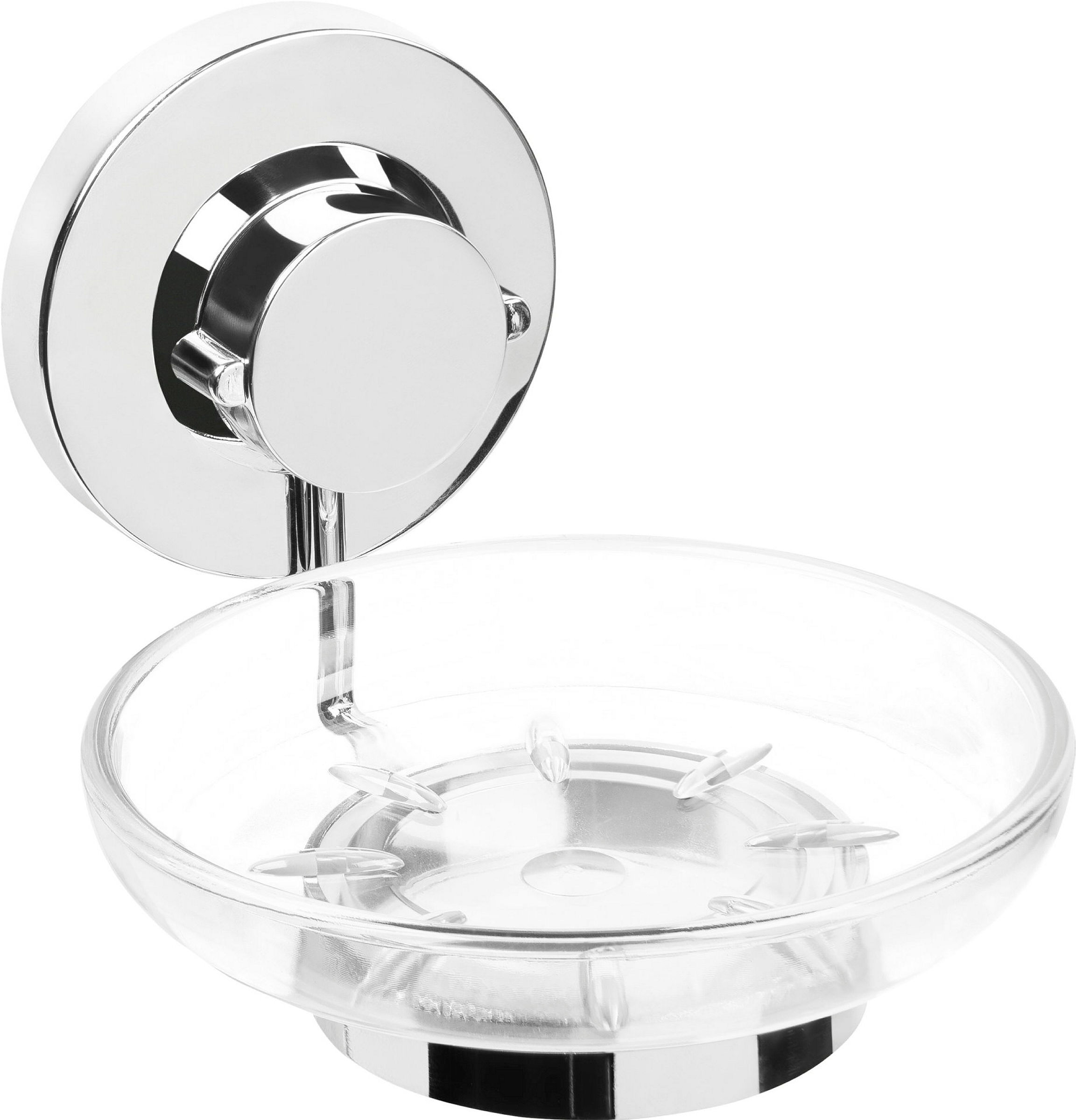 3in1 Seifenhalter Glas