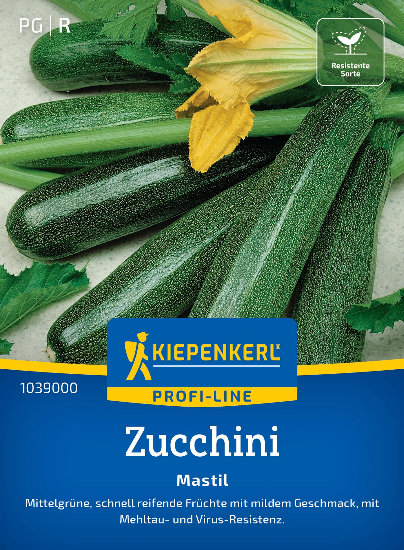 Kiepenkerl Zucchini Mastil, F1