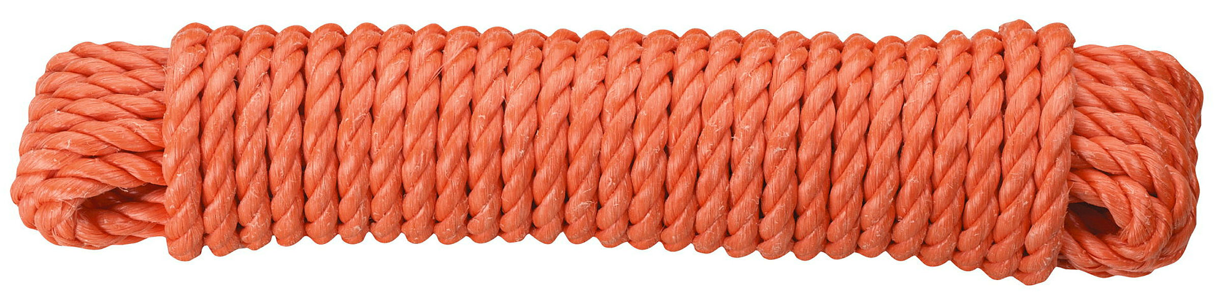 Polypropylen-Seil, (Docke), orange, 8 mm, Tragkr. 130 kg, 20 m