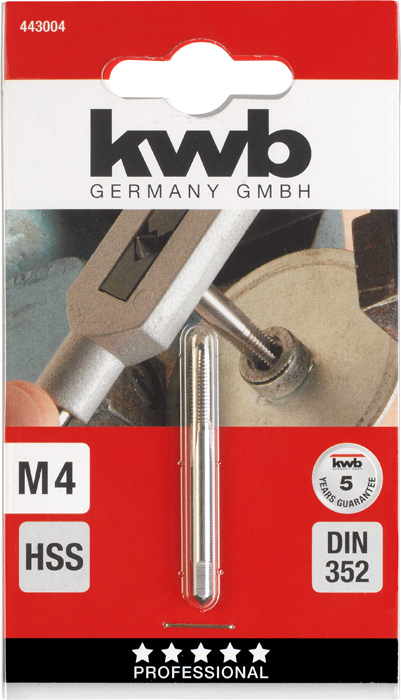 Einschnitt-Gewindebohrer, M4