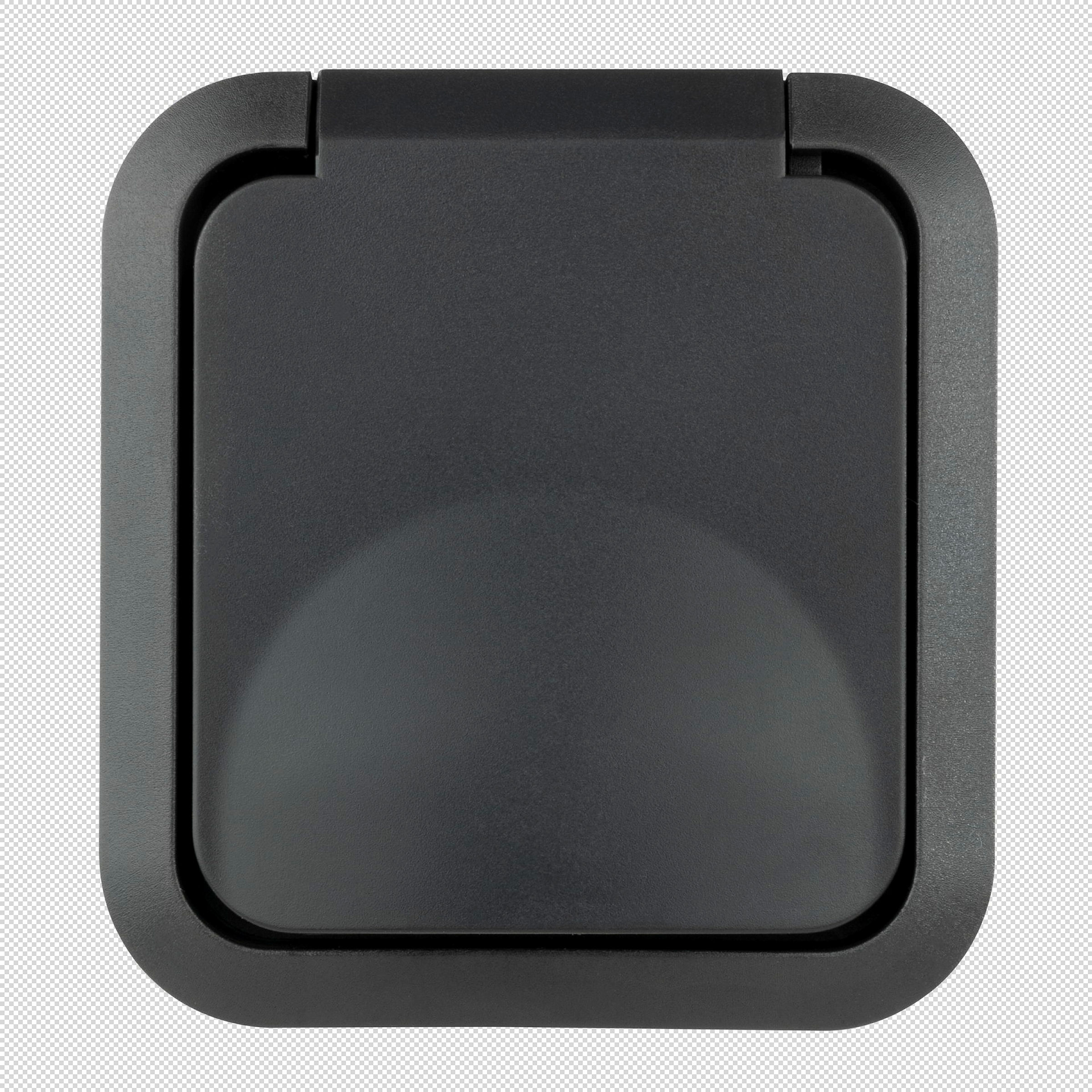 AP-Schalterprogramm IP55 AquaStorm grau Steckdose
