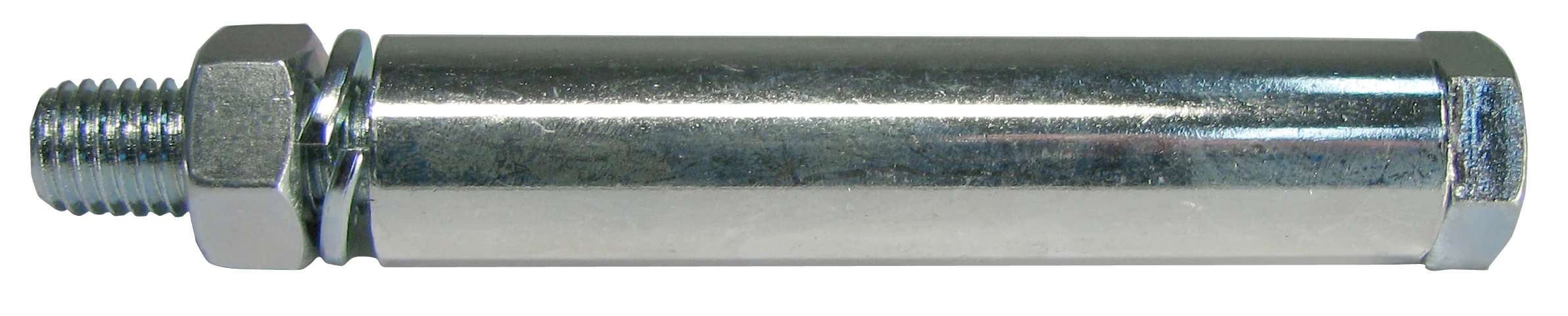 Achszub. Set, Einbauräder, Nabenlänge 88 mm, Stahl verz. 20 x 90 mm (SB)