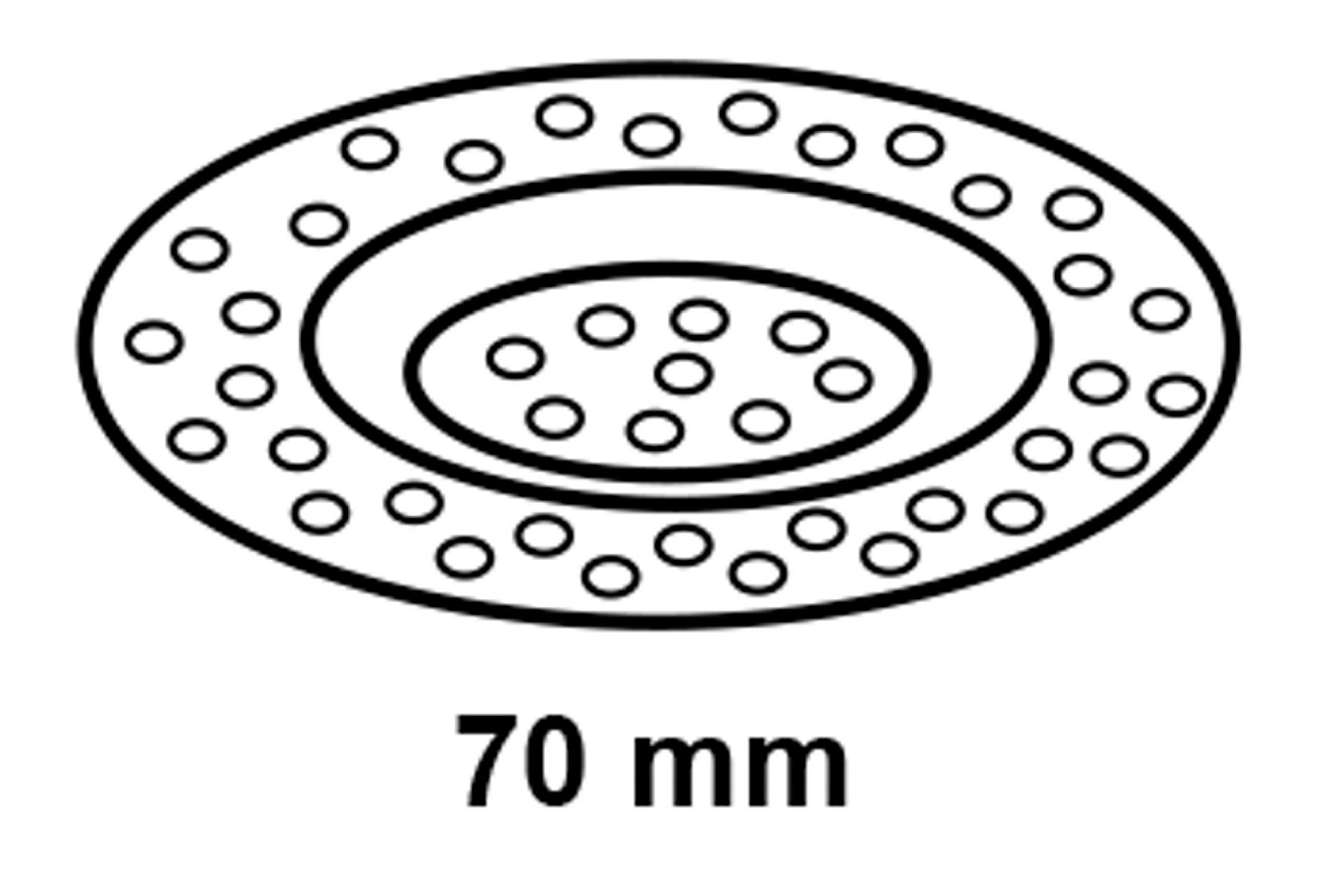Haarsieb, Edelstahl, 70 mm