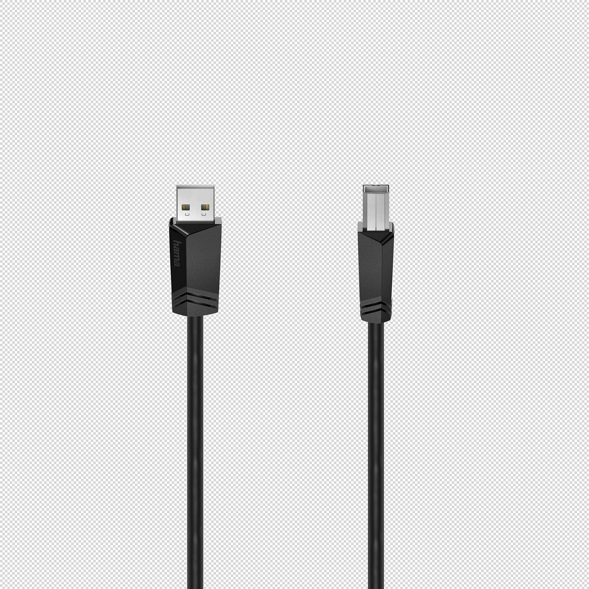 Hama USB-Kabel, USB 2.0, 480 Mbit/s, 1,50 m