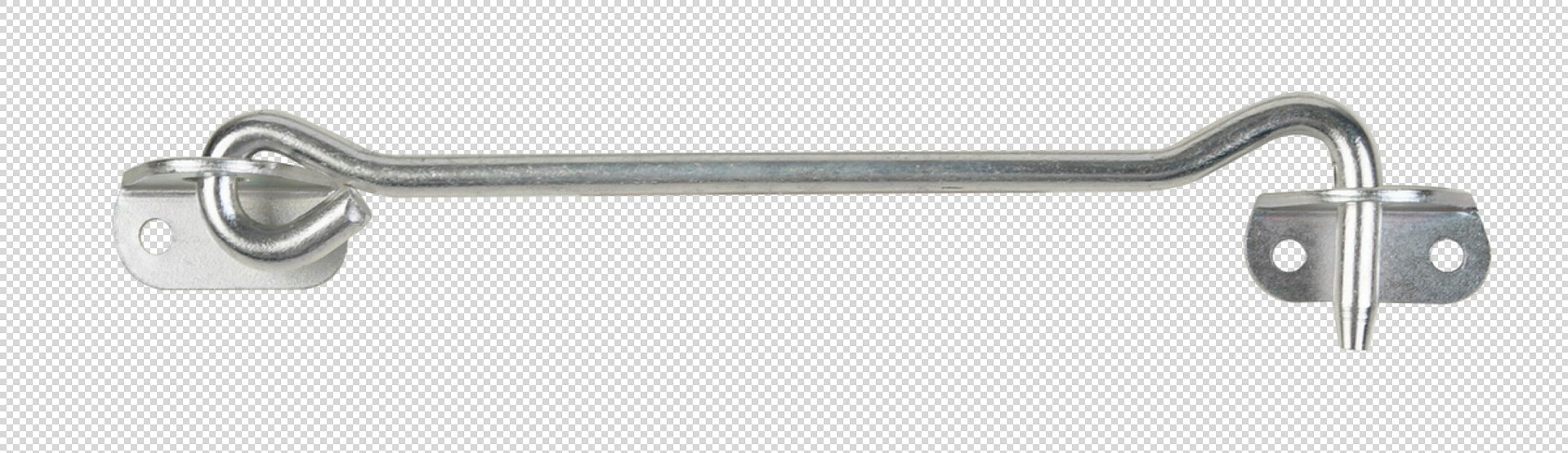 Sturmhaken mit Winkelplatten 200Ø8 verzinkt