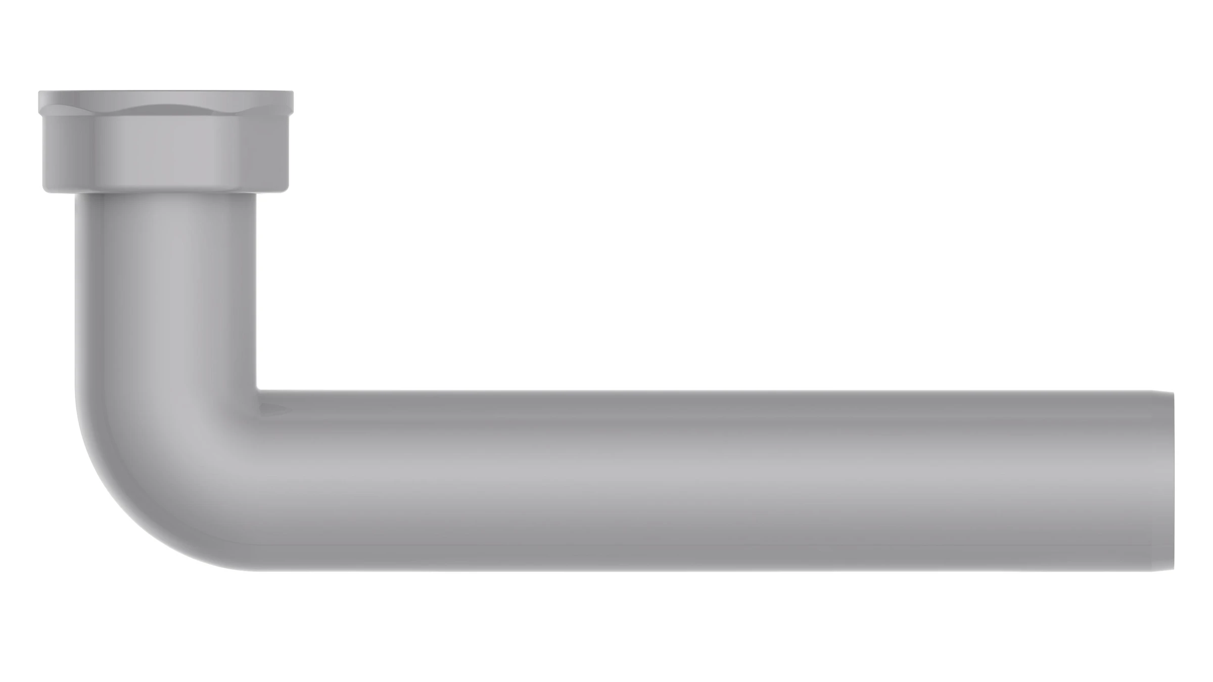 ECO-SAVE KS Abgangsbogen, Grau, 1 1/2''IG x 235 mm x 40 mm