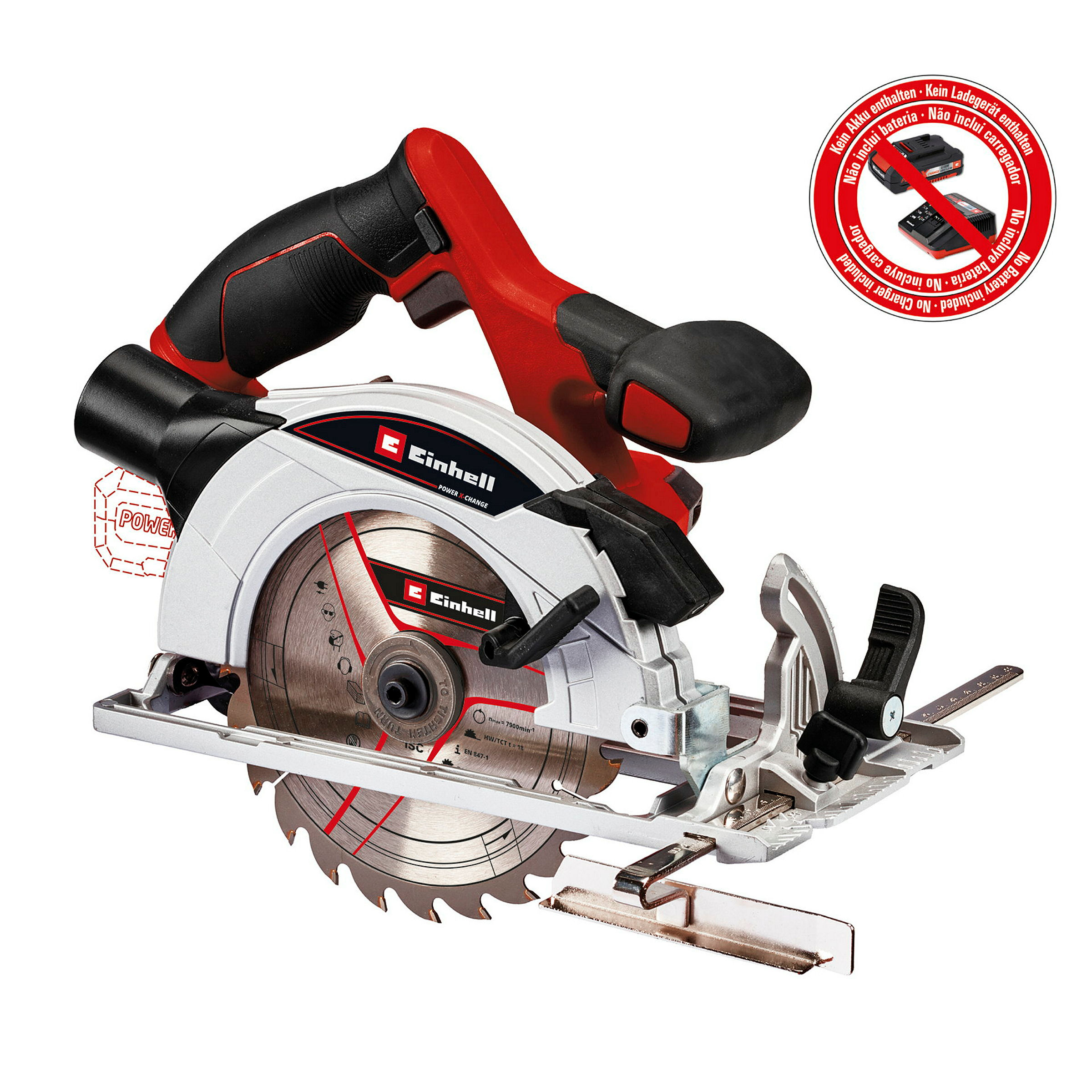 Einhell Expert TE-CS 18/165-1 Li - Solo Akku-Handkreissäge