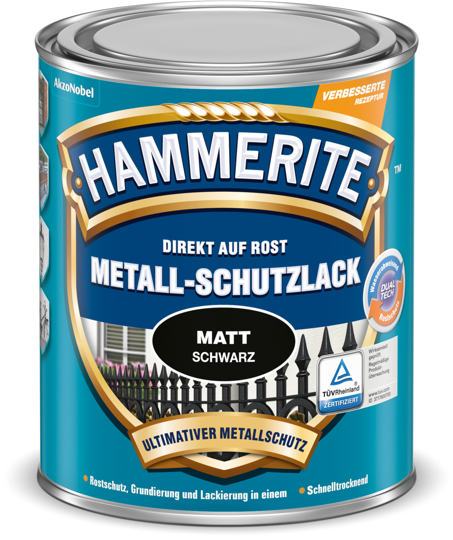 Hammerite MSL MATT SCHWARZ 250ML