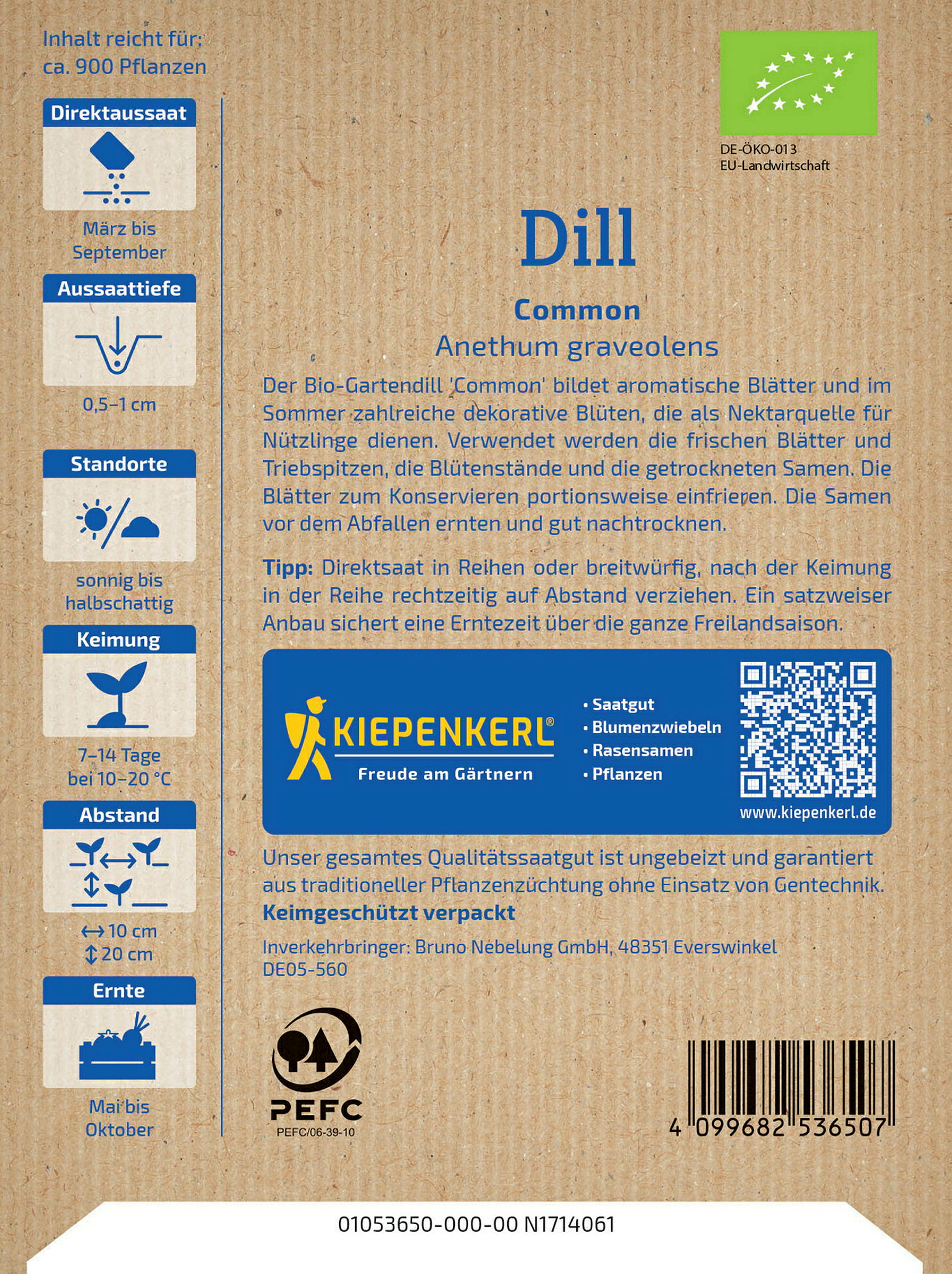 Kiepenkerl BIO Dill Common