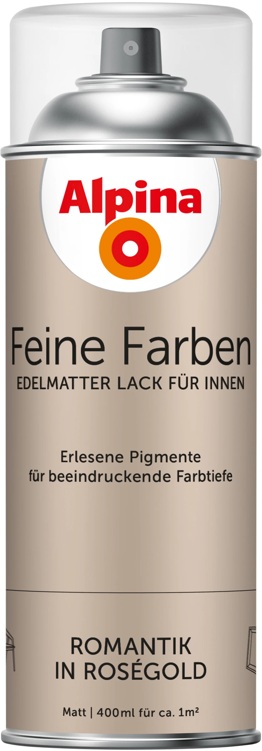 AP Feine Farben Lack 400 ml Romantik Ros gold