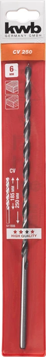 CV-Balkenbohrer L250mm D6.0mm