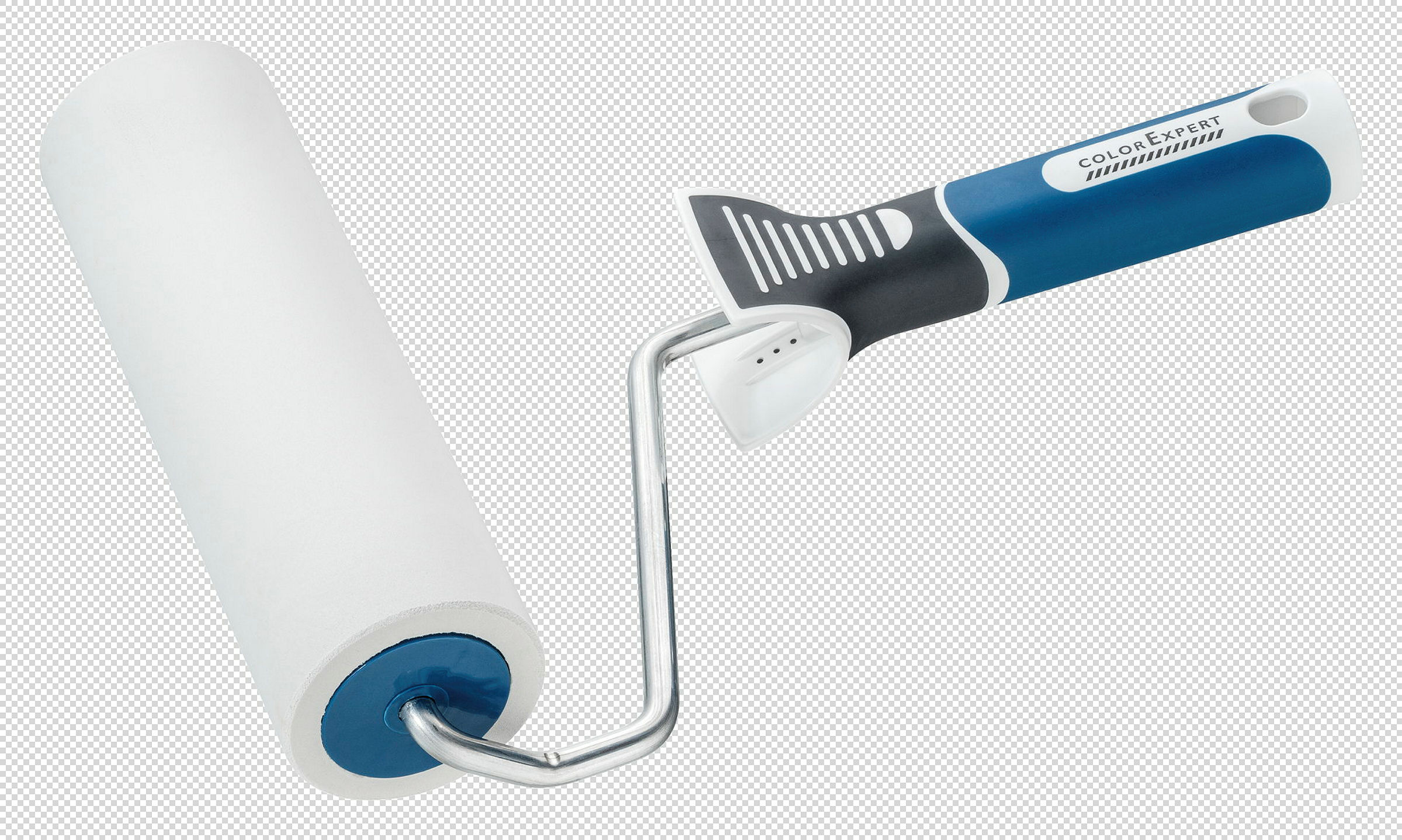 Tapeten-Andrückroller 18cm grau abgew. 3K-Bügel
