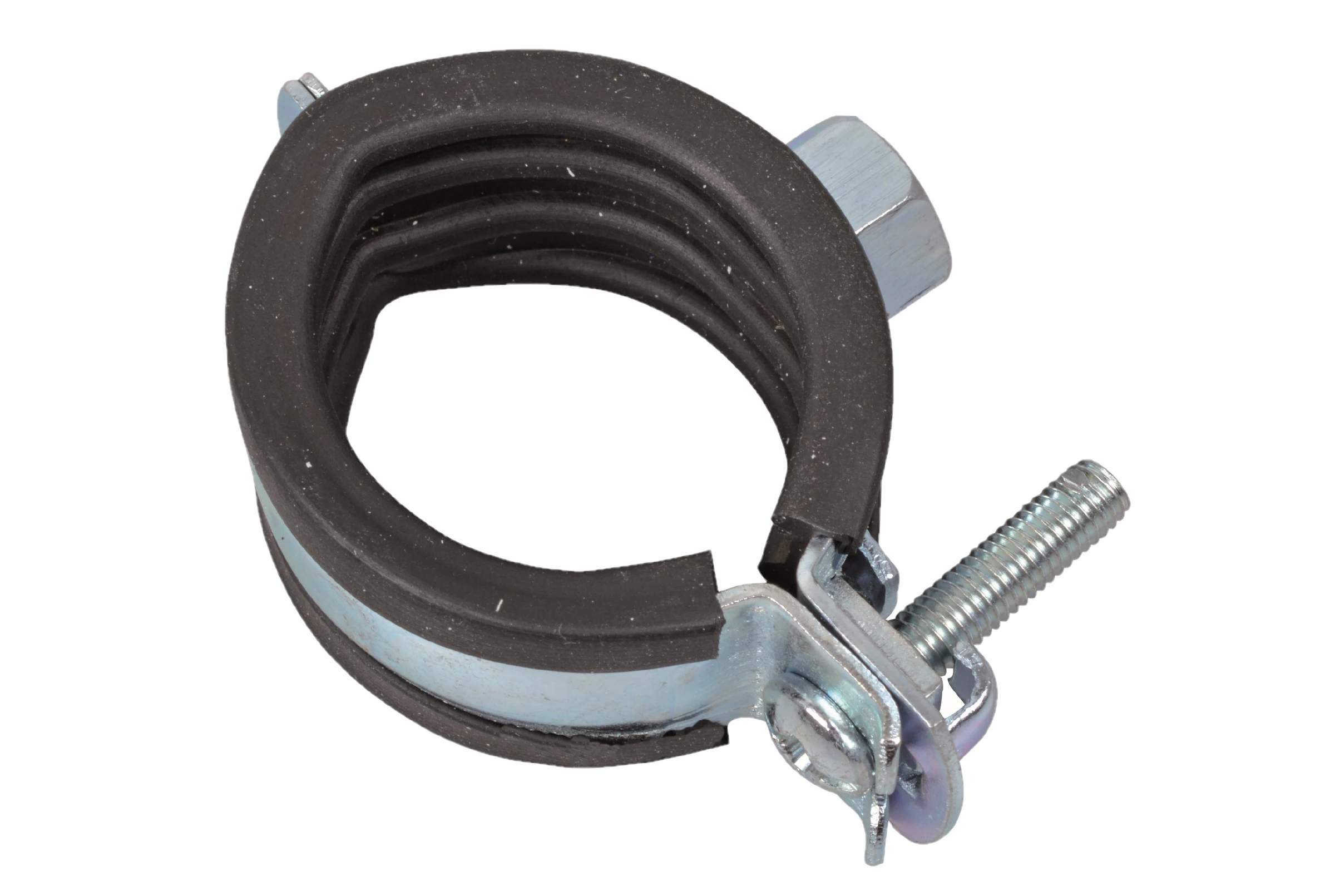 Rohrschelle, 26 mm - 28 mm, schallgedämmt, für 3/4'', mit M8 Gewindemuffe