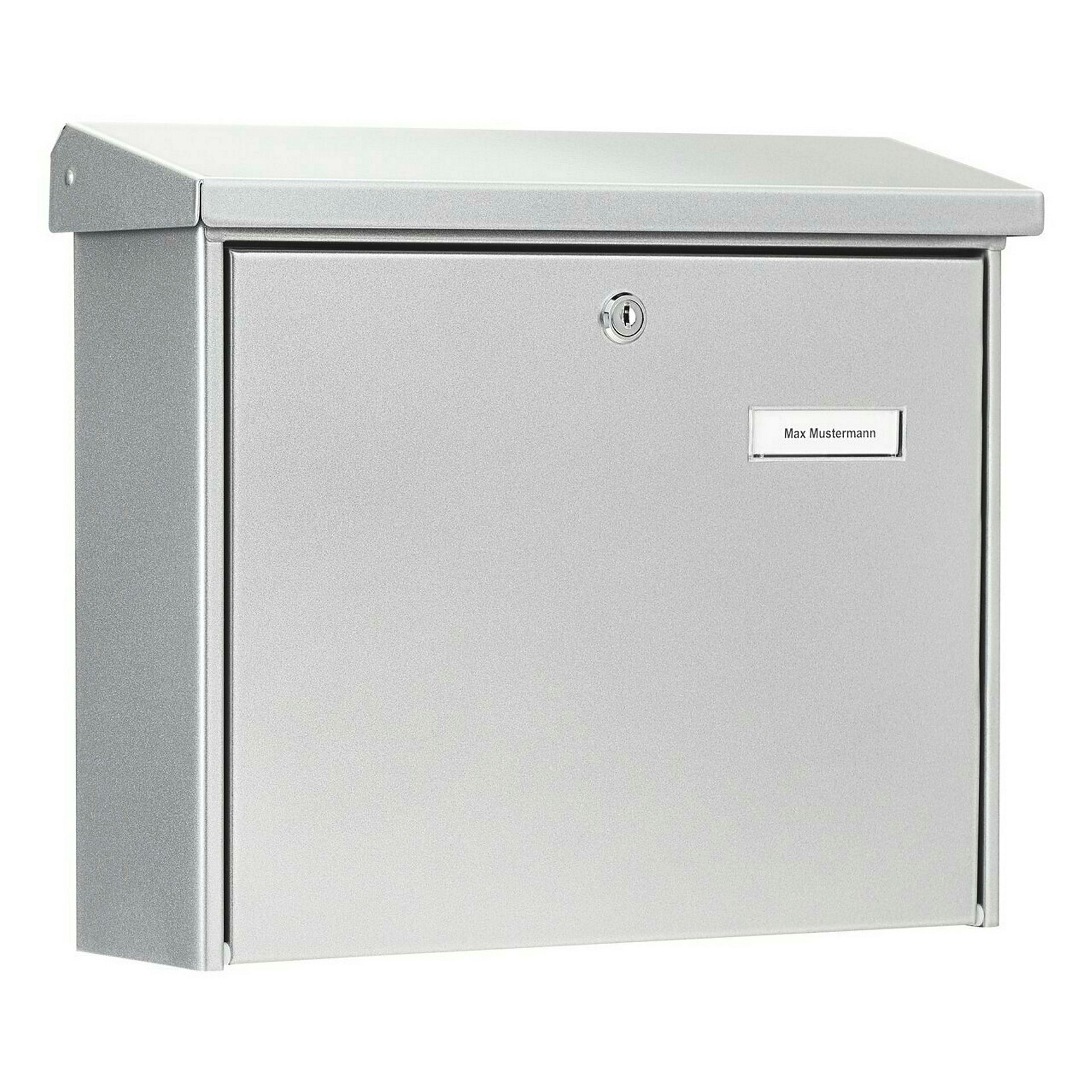 Briefkasten Stahl-lackiert Journal 5867 Si silber