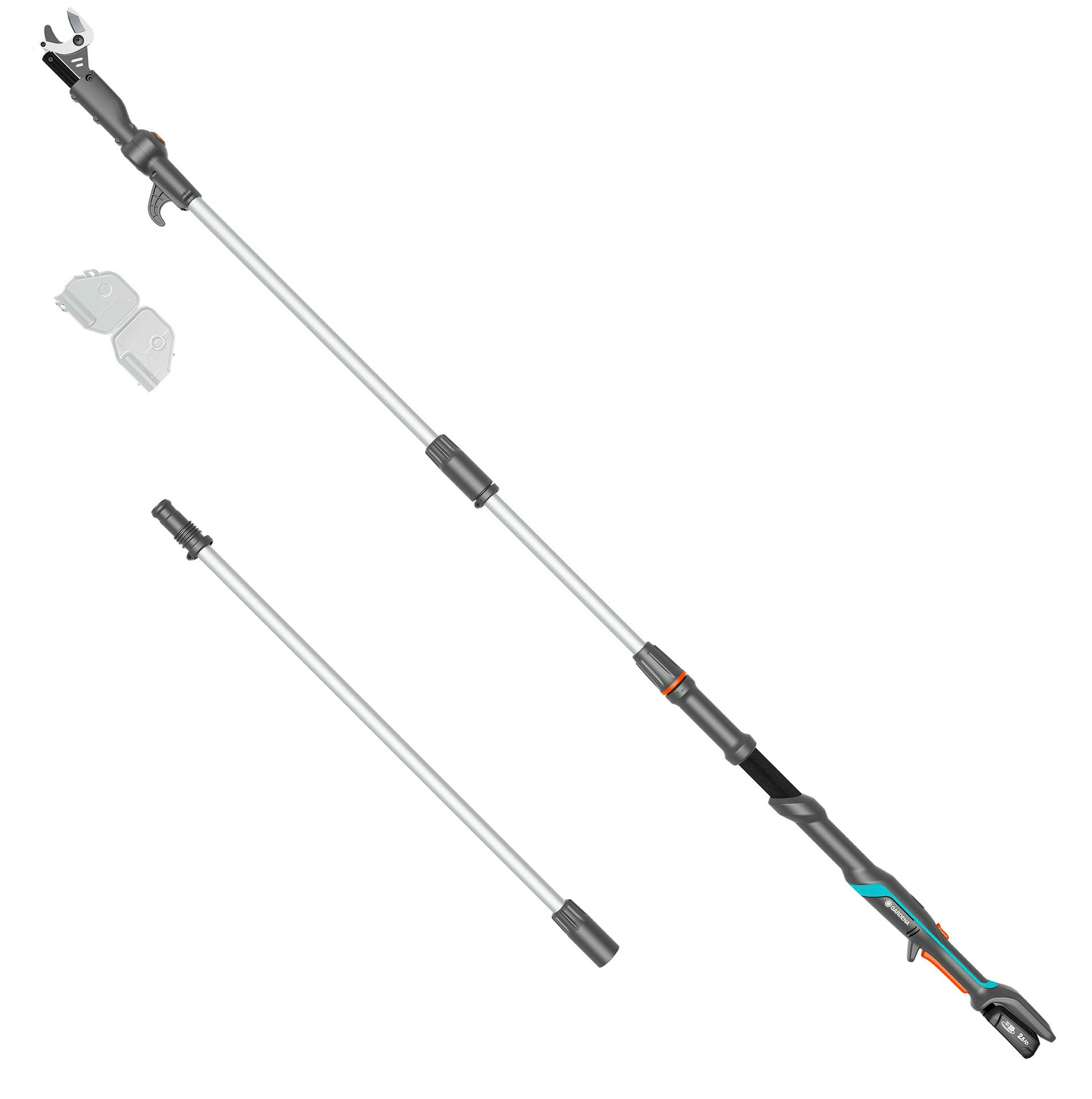 GARDENA Akku-Teleskop-Baumschere HighCut 360/18V P4A Ready-To-Use Set