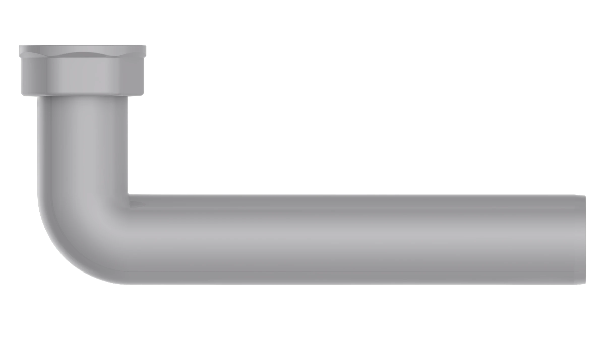 ECO-SAVE KS Abgangsbogen, Grau, 1 1/2''IG x 235 mm x 40 mm