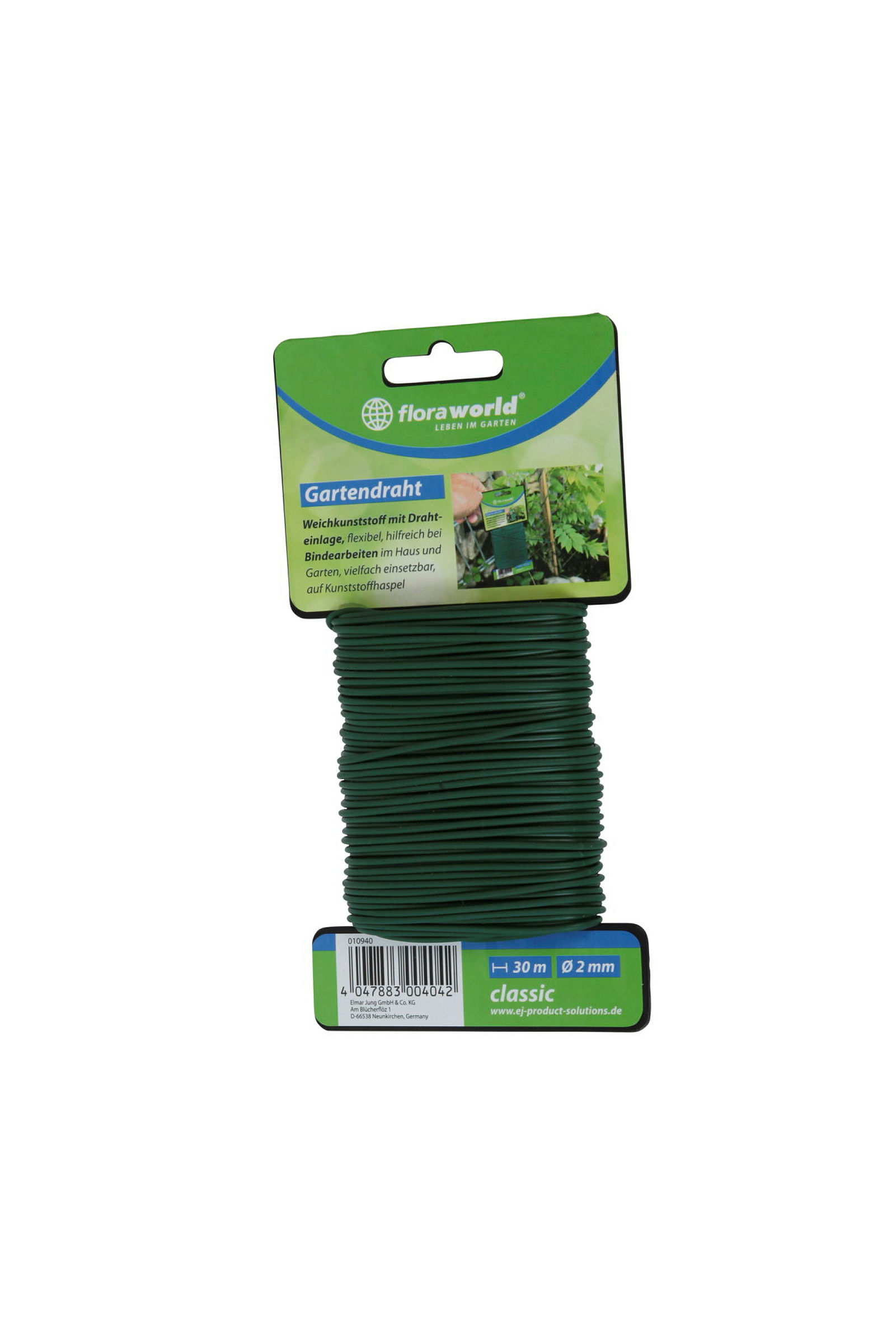Gartendraht Classic, Ø 2 mm, L: 30 m, Kst. mit Drahteinl.