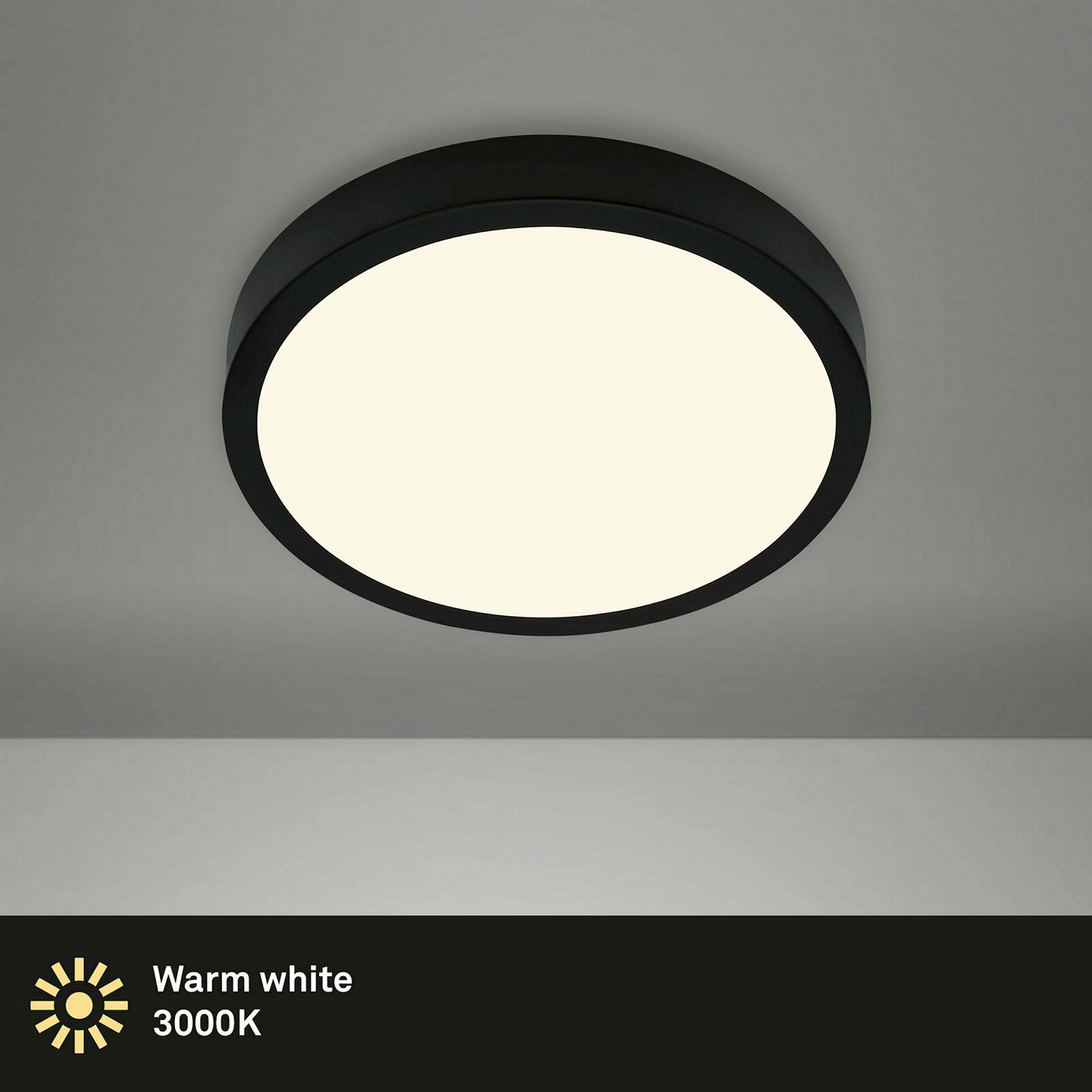 LED Aufbauleuchte, schwarz, 1xLED/16W