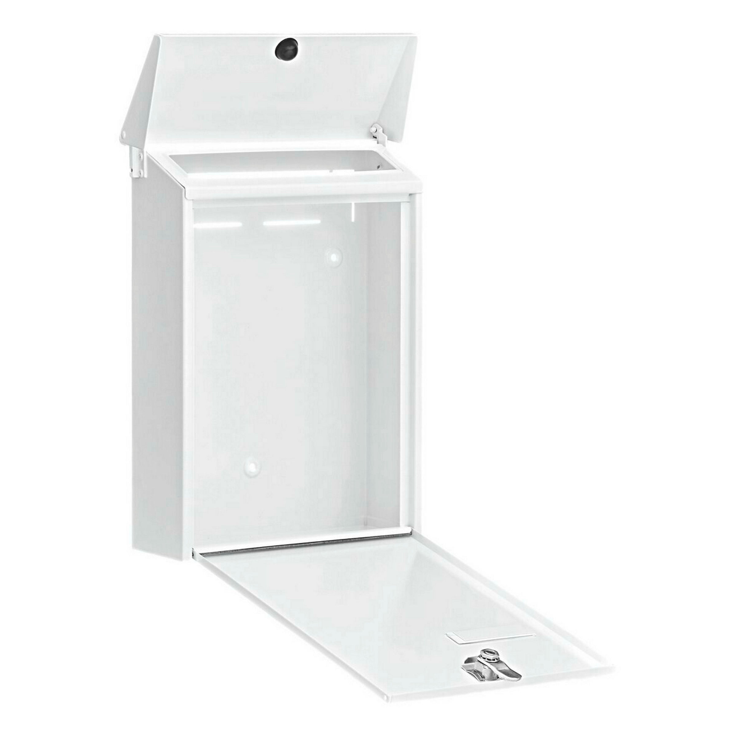 Briefkasten Stahl-lackiert Daily 5861 W weiss