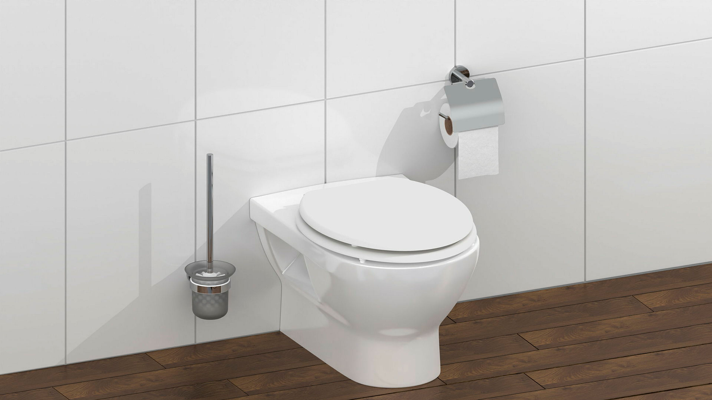 MDF WC-Sitz SPIRIT WHITE, mit Absenkautomatik