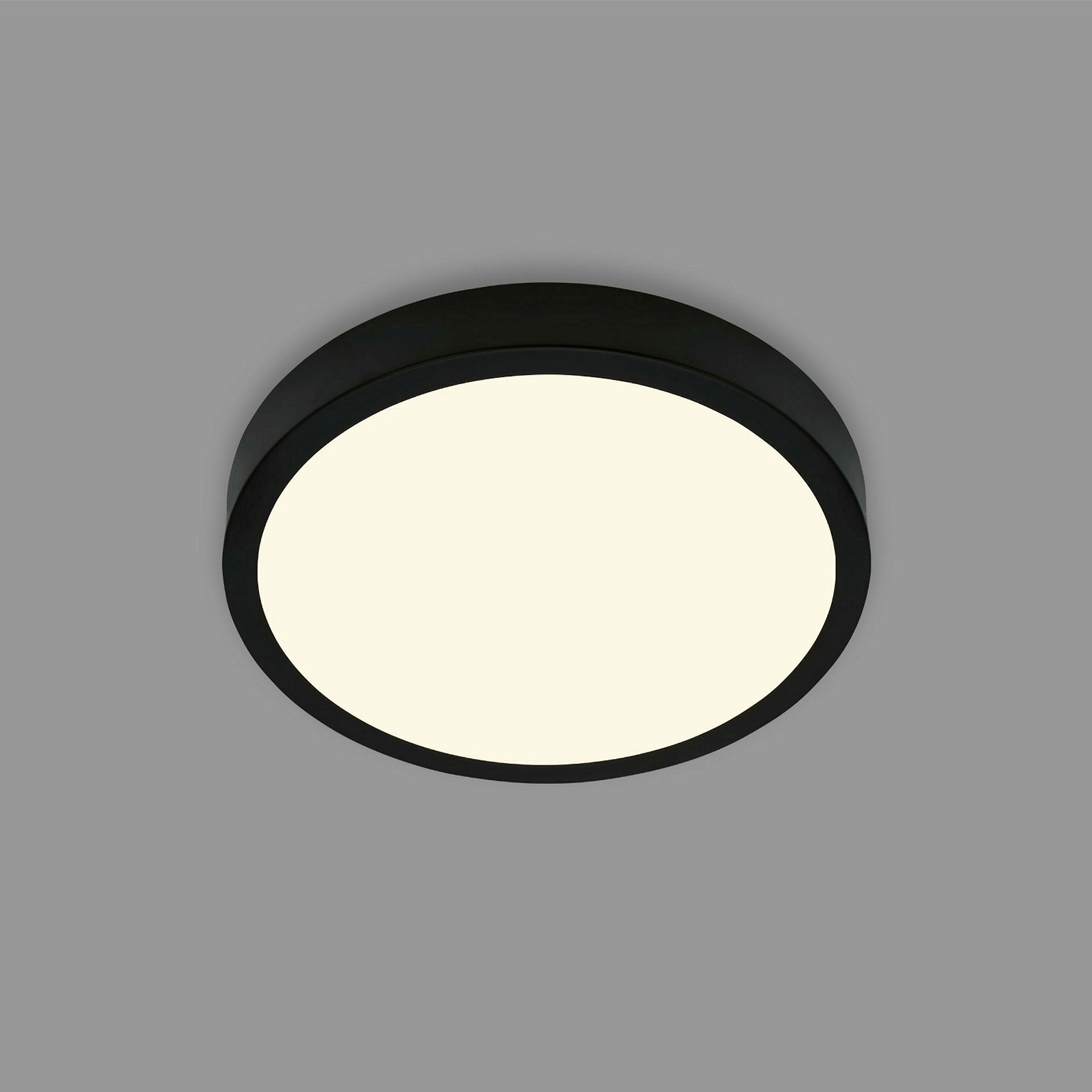 LED Aufbauleuchte, schwarz, 1xLED/16W