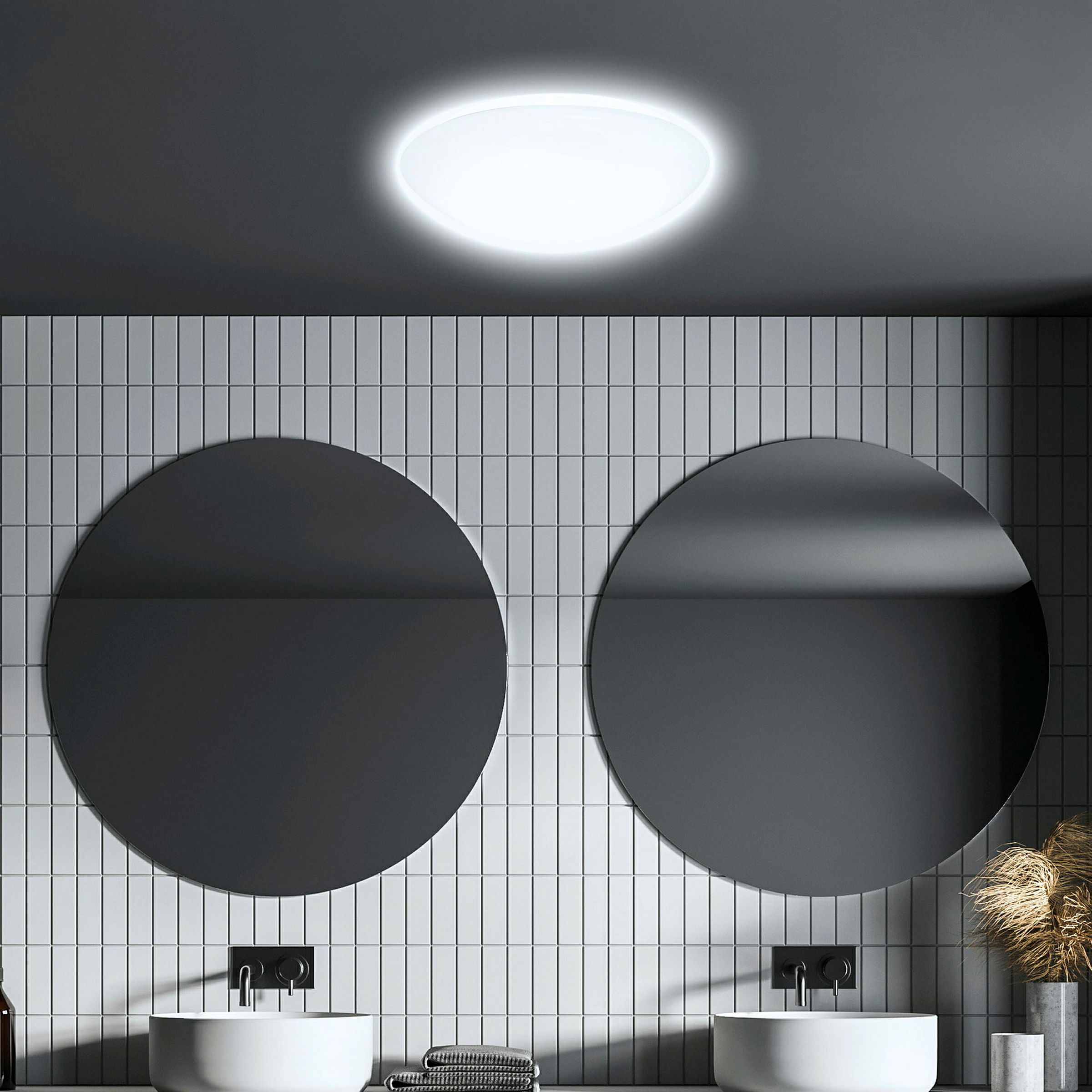 Sensor LED Deckenleuchte, weiß, 1xLED-Platine/15W