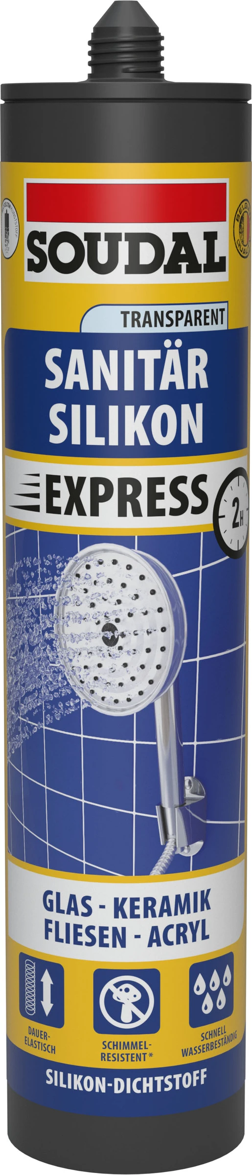 Soudal Sanitär-Silikon Express - Schnell, sicher und hygienisch