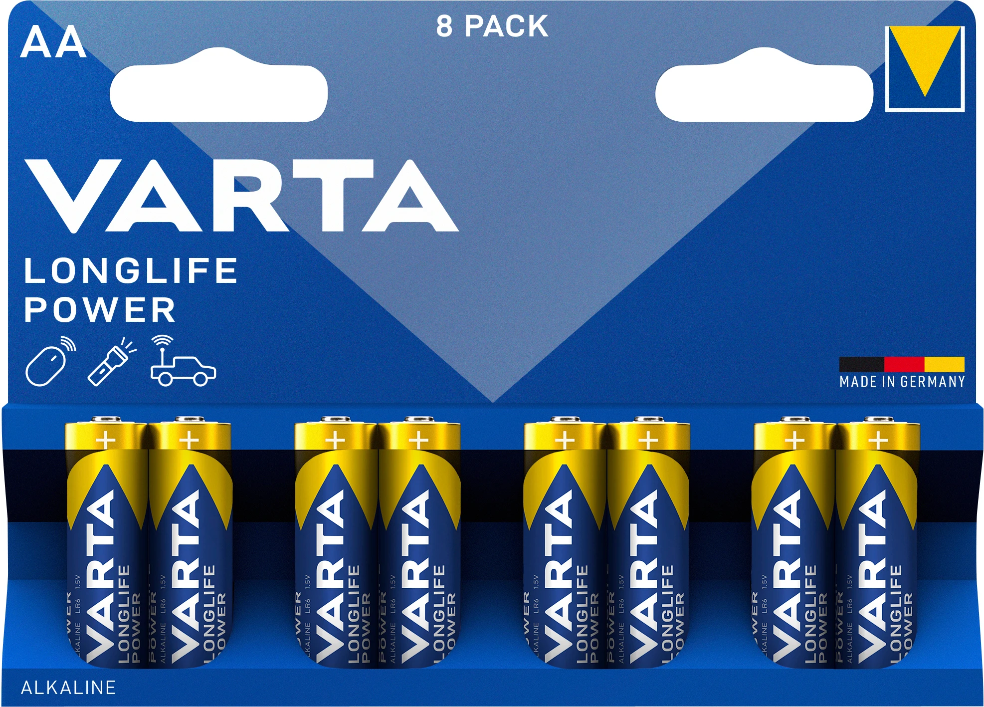 VARTA LONGLIFE Power AA Blister 8