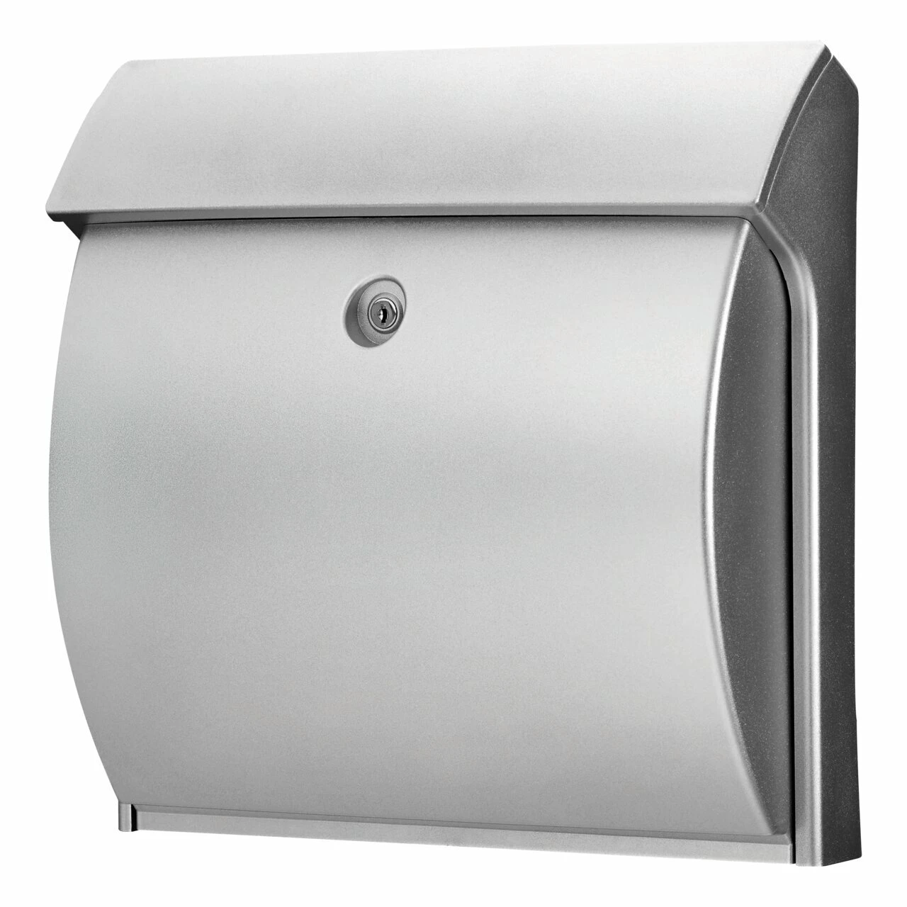 Kunststoff-Briefkasten Classico 4932 Si silber