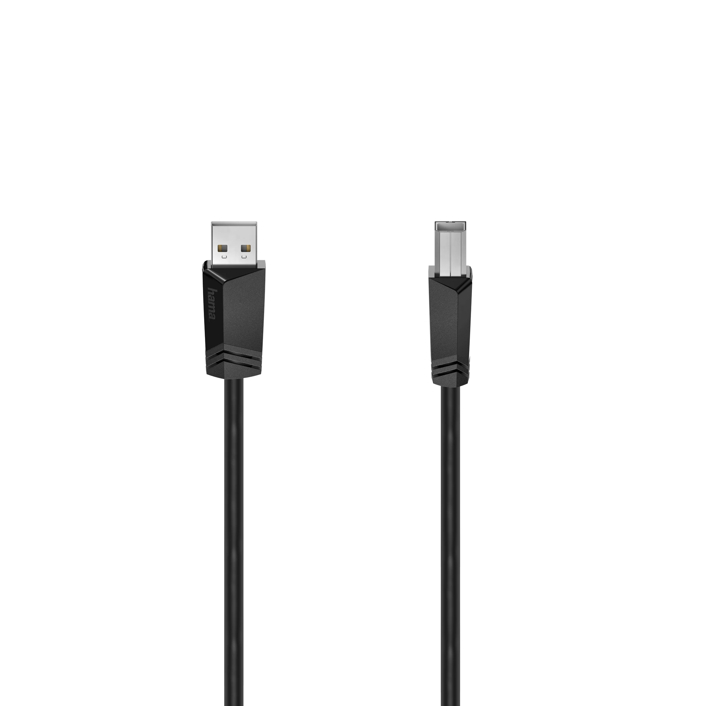 Hama USB-Kabel, USB 2.0, 480 Mbit/s, 1,50 m