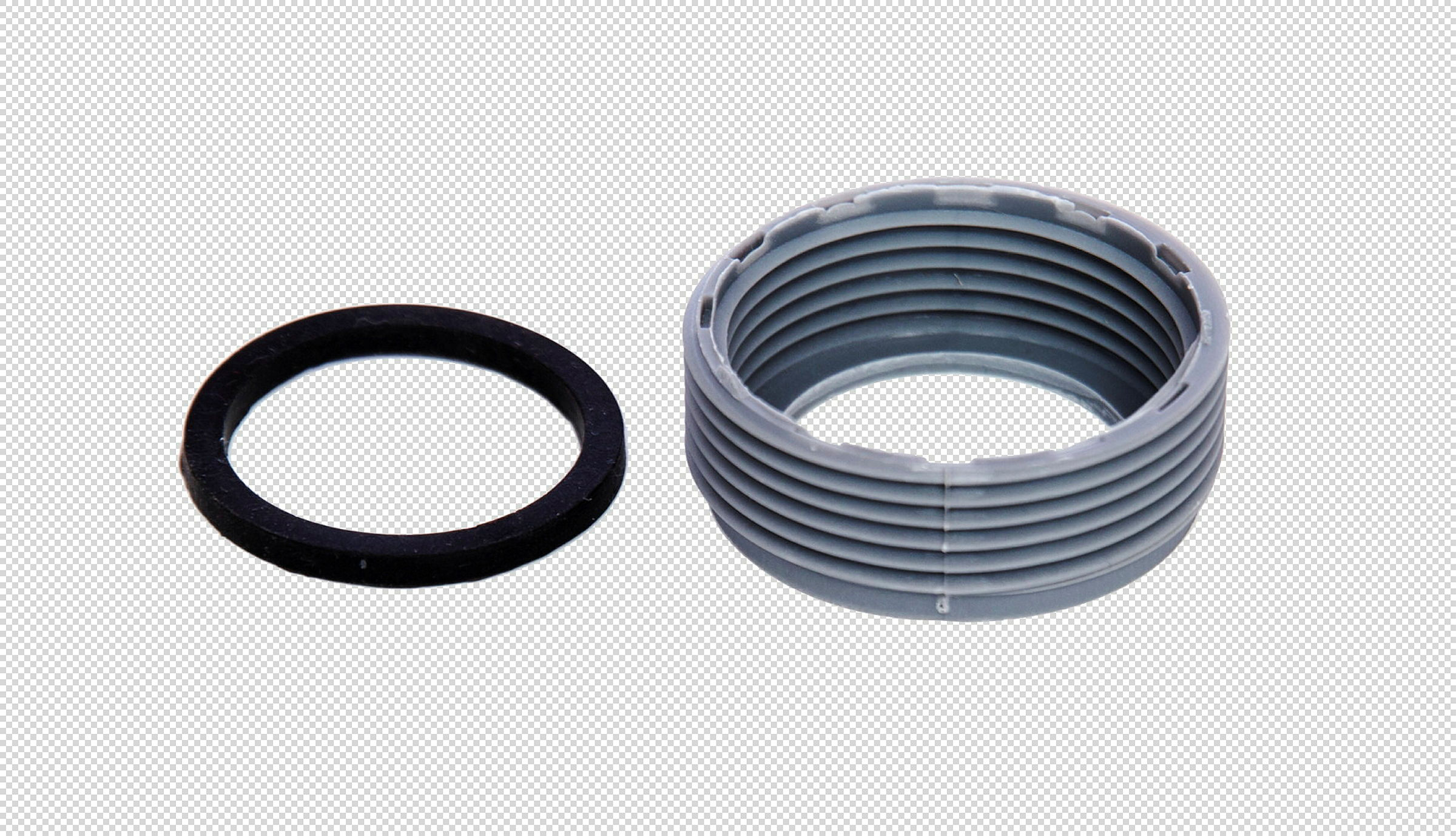 ECO-SAVE KS Reduzierring, Grau, 1 1/2''AG x 1 1/4''IG, für Siphon