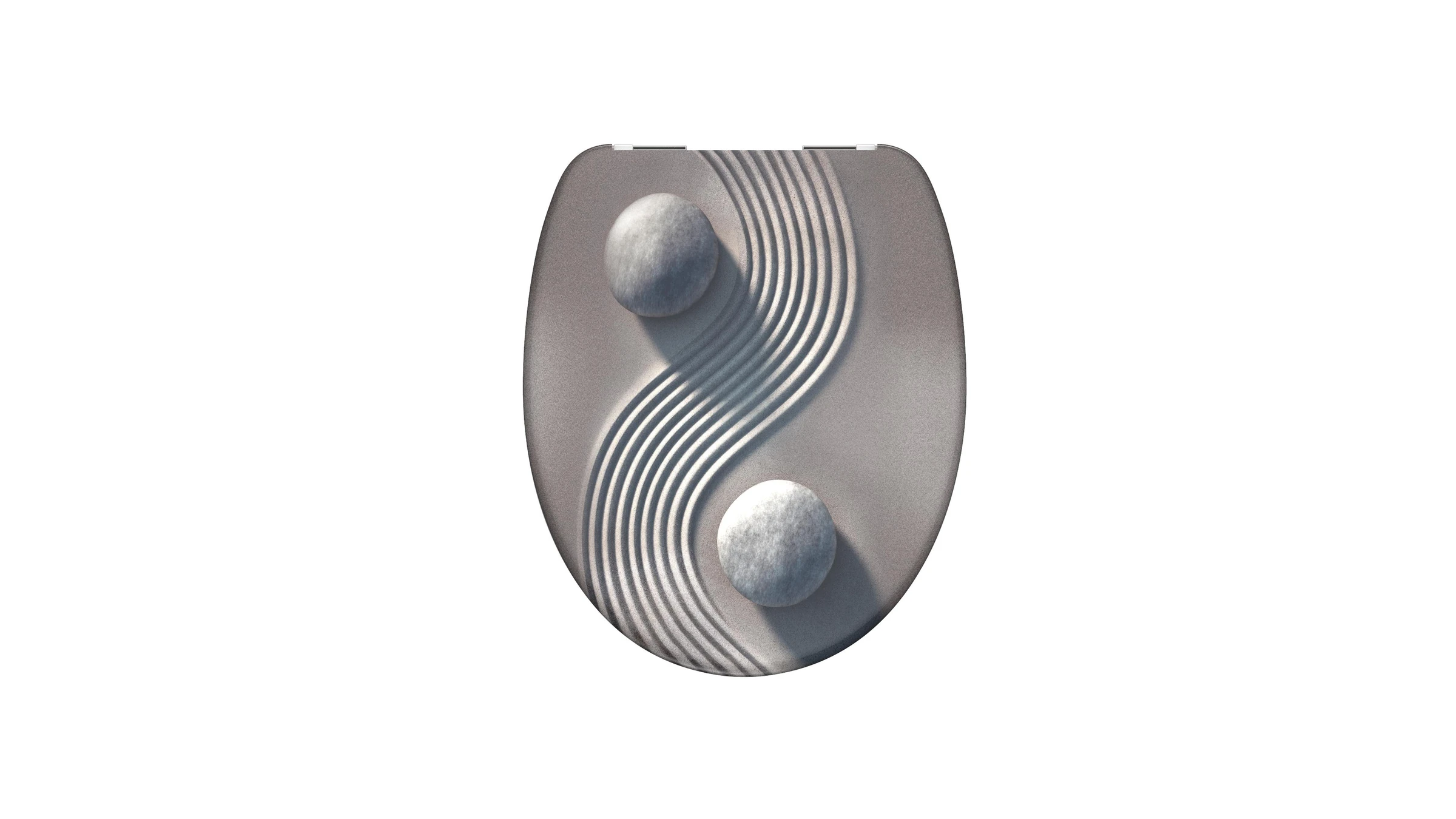 Duroplast WC-Sitz YING&YANG, mit Absenkautomatik