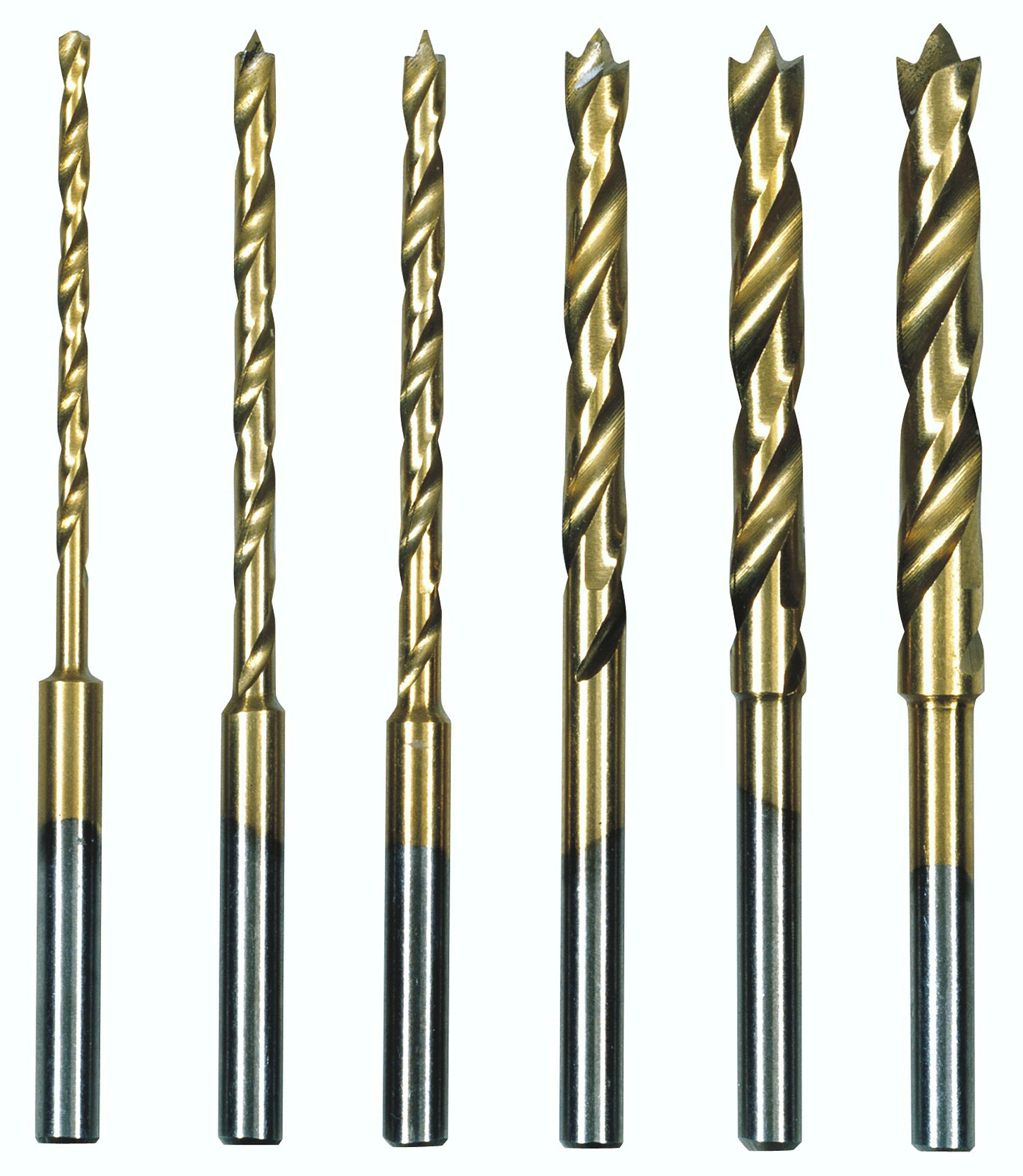 PROXXON-HSS Spiralbohrersatz mit Zentrierspitze, 1,5 bis 4 mm (6-teilig)