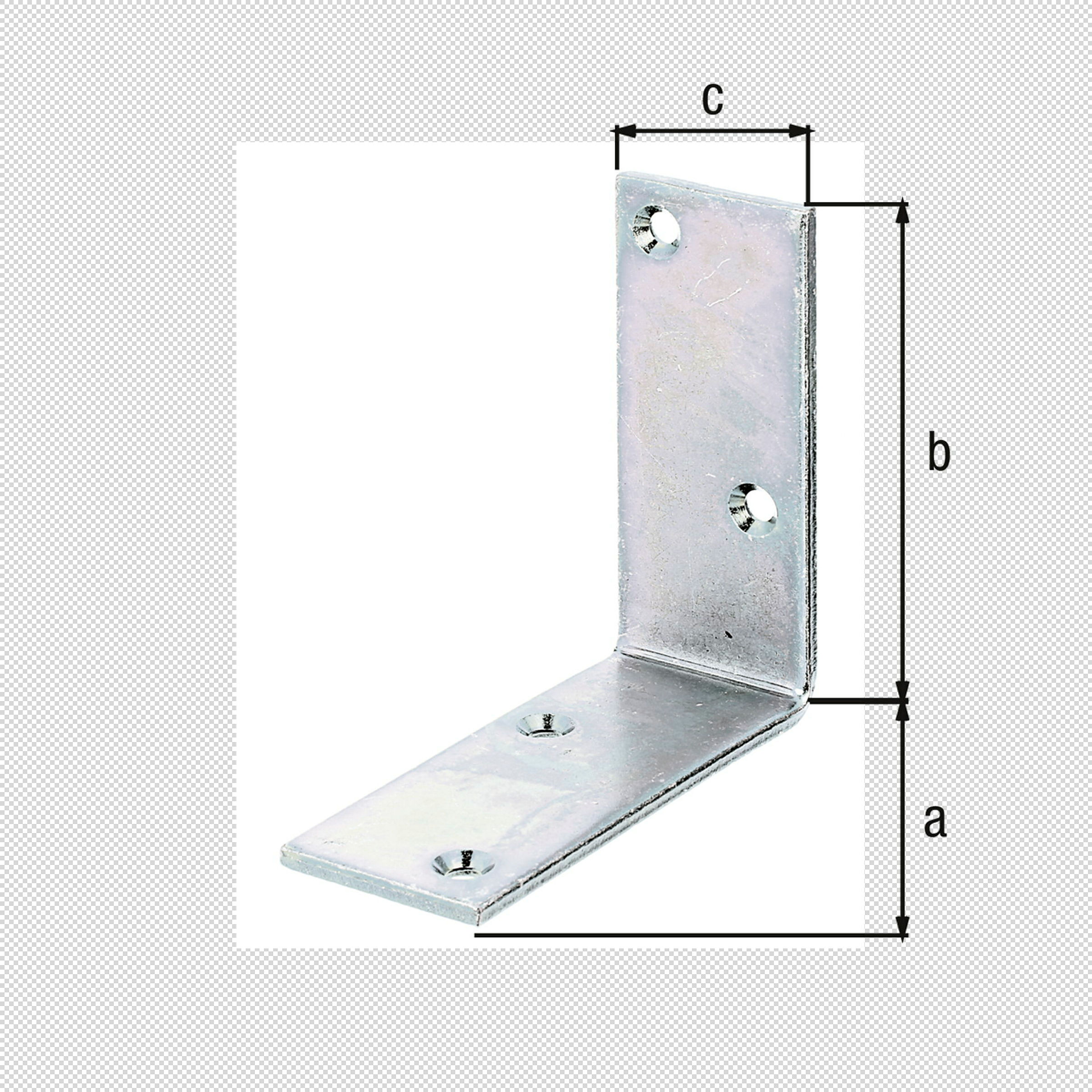 Balkenwinkel 100x100x40 verzinkt