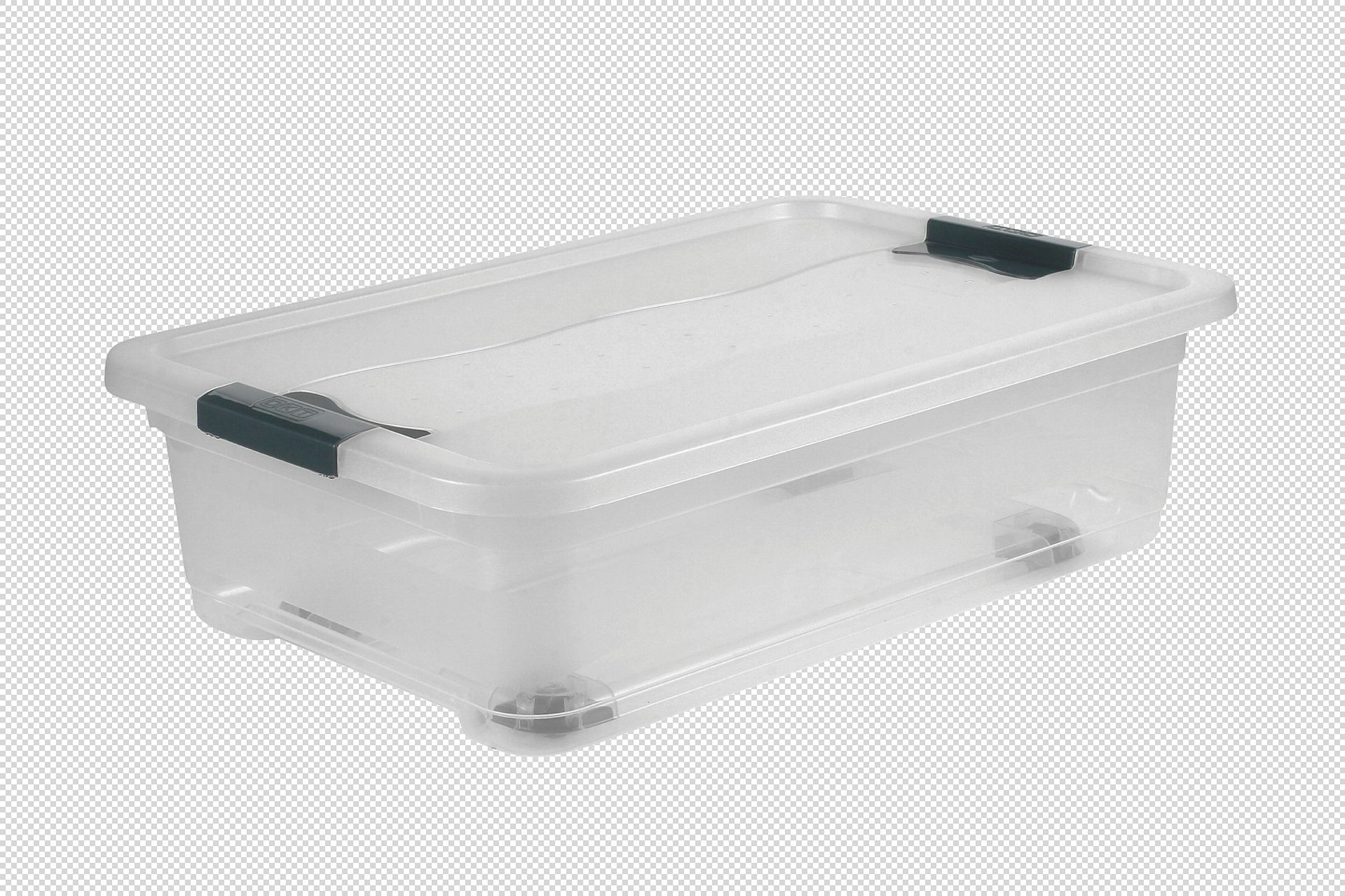 keeeper Aufbewahrungsbox, 59,5 x 39,5 x 18 cm, 28 l, Konrad, Transparent