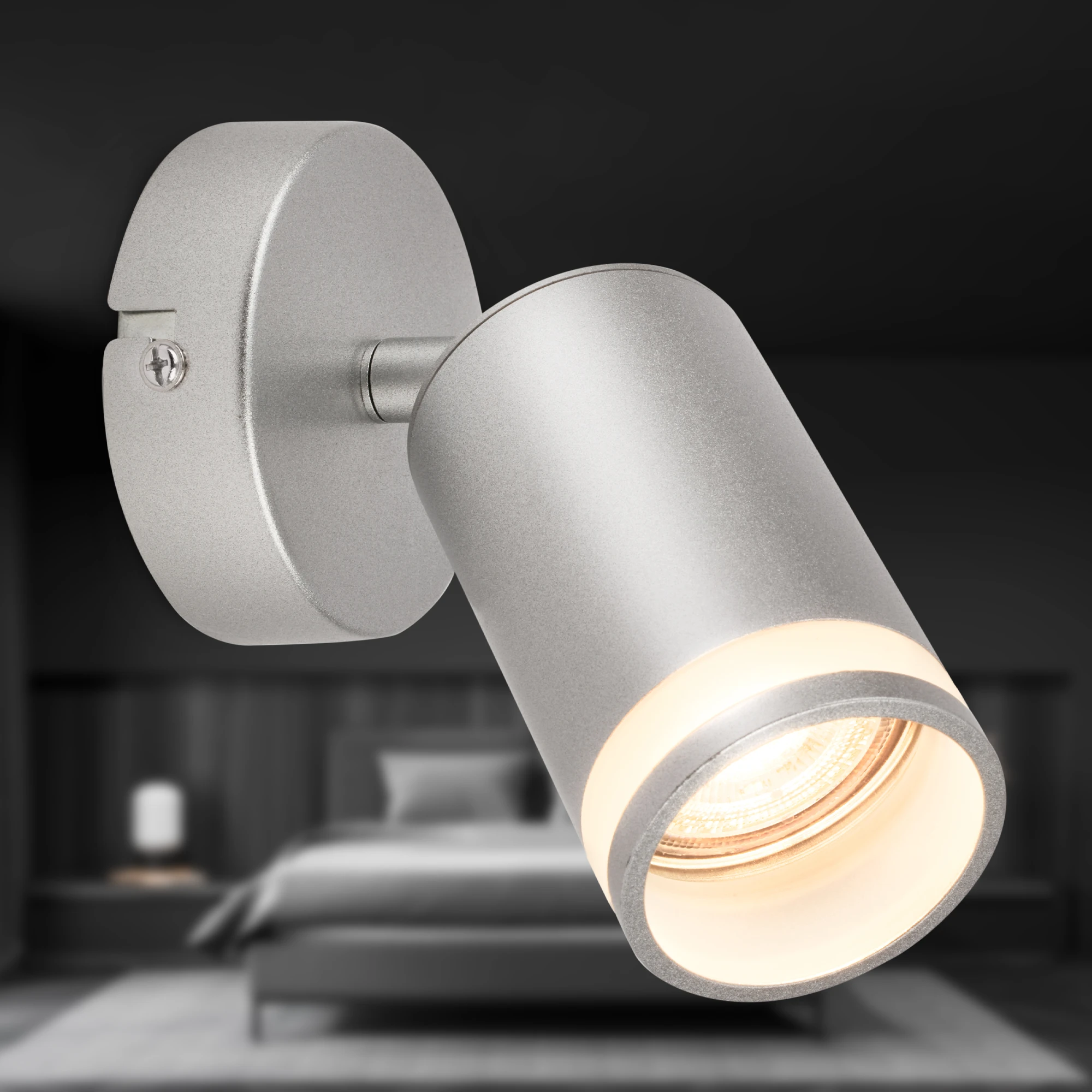 RUB Spot light, 1-flame, GU10/excl. bulb, chrome-matt
