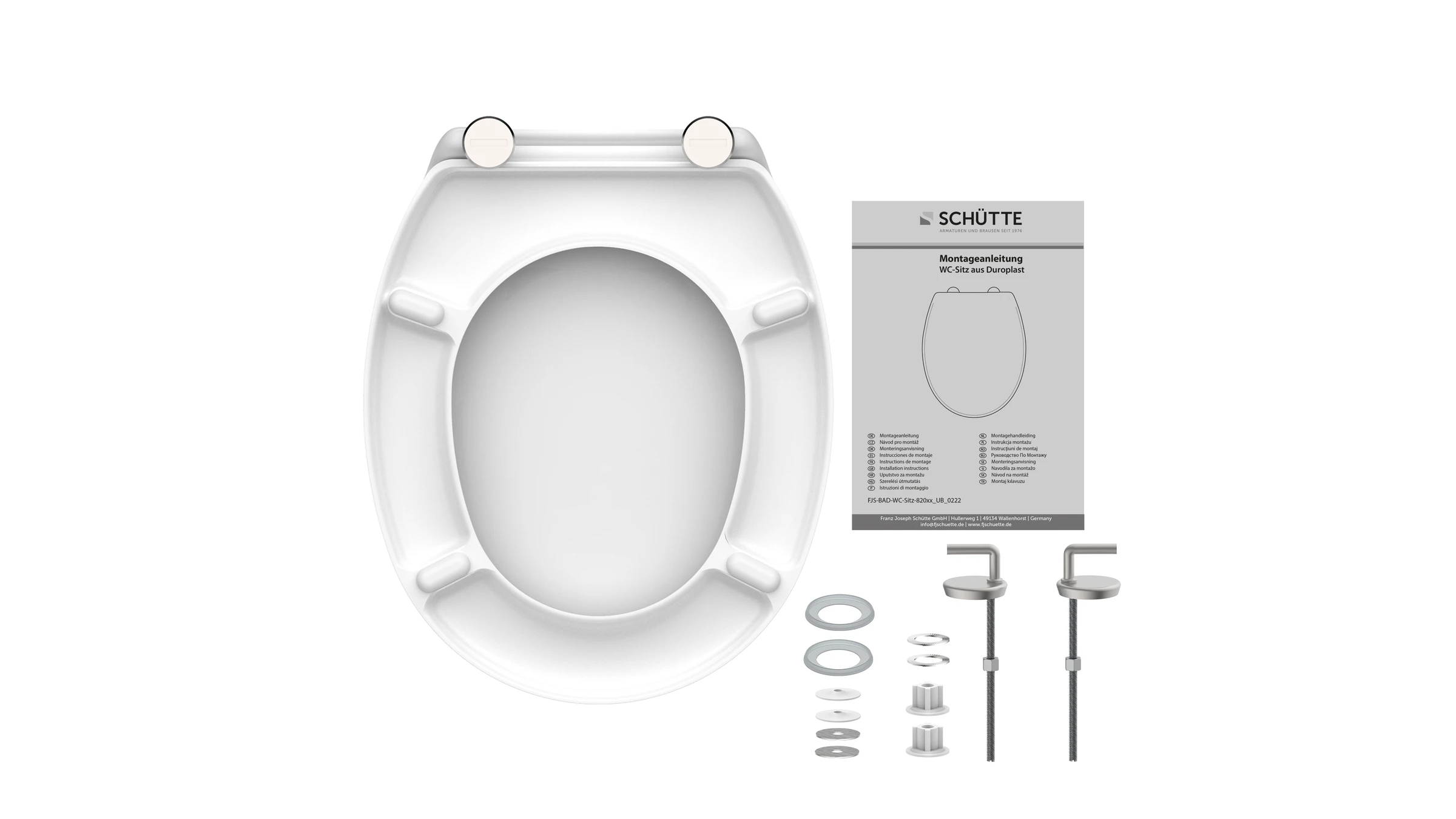 Duroplast WC-Sitz WHITE