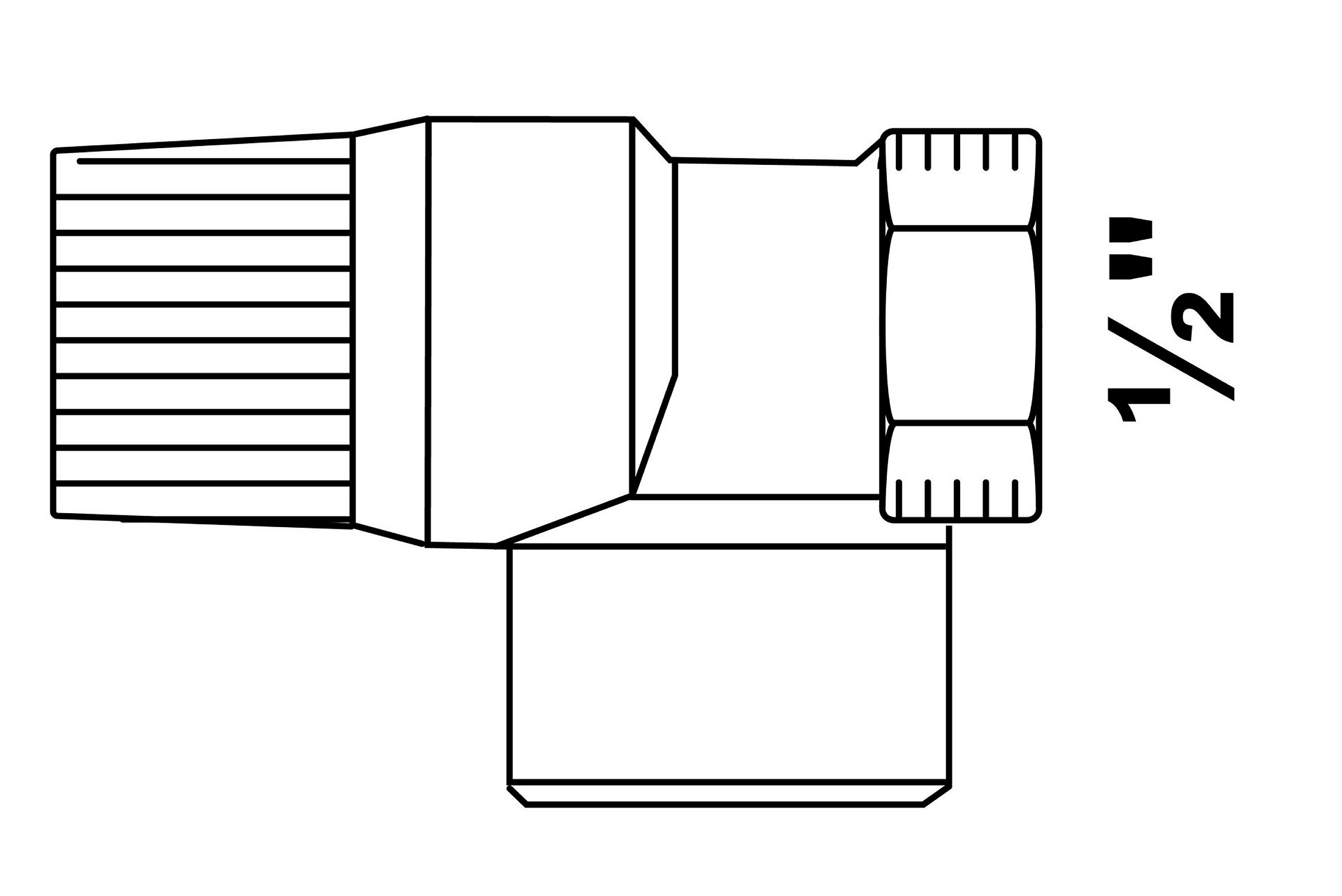 Sicherheitsventil, 10bar, 1/2''IG x 3/4''IG