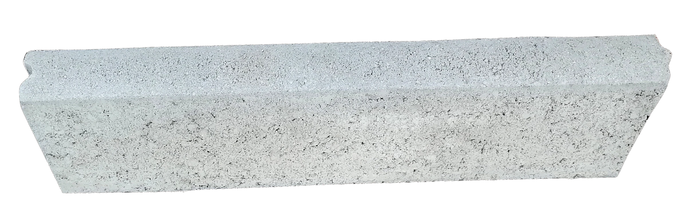 Rasenkante 5 / 15 / 50 cm mit Nut und Feder grau