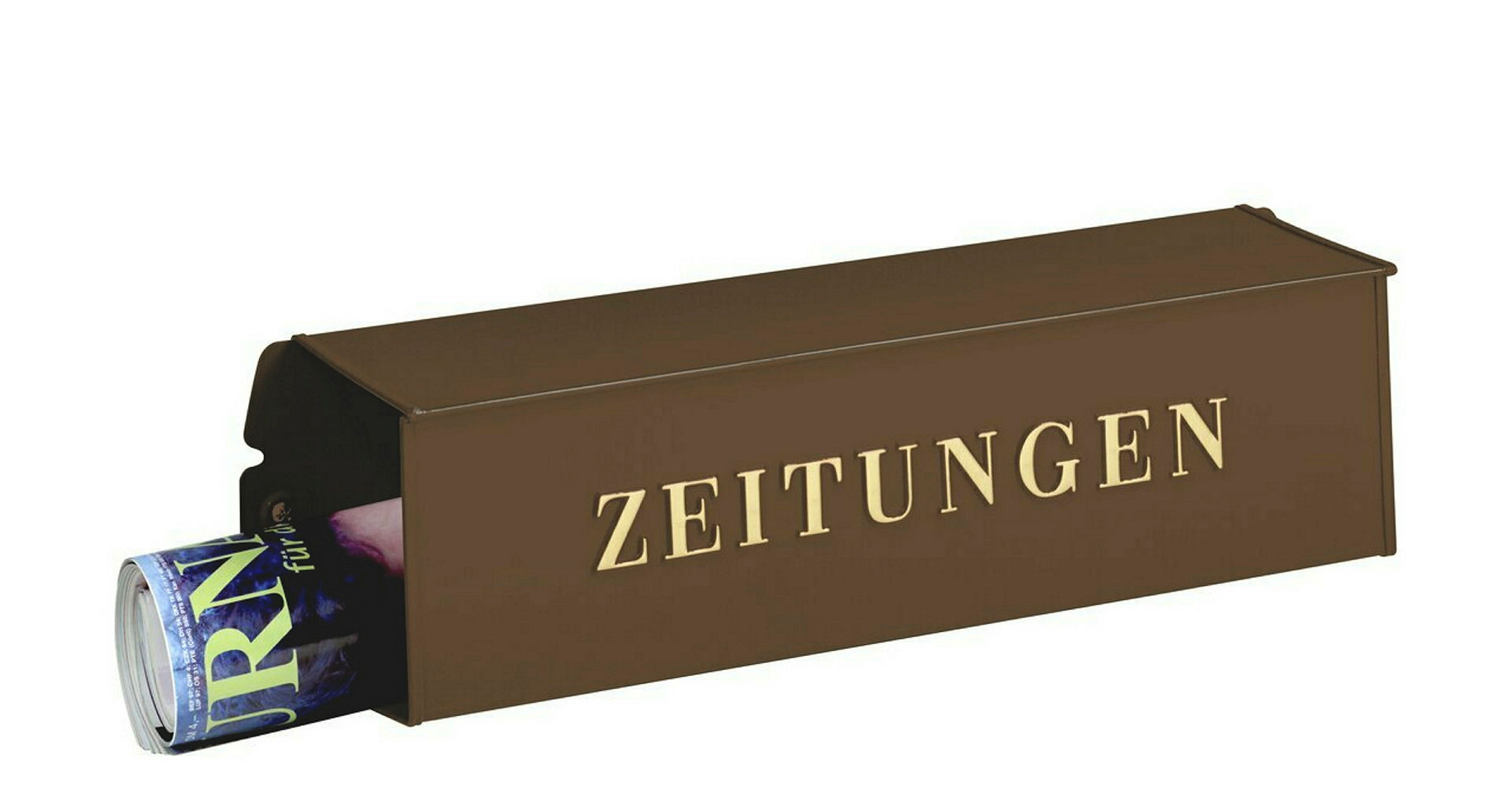 Zeitungsbox 808K kupfer-metallic