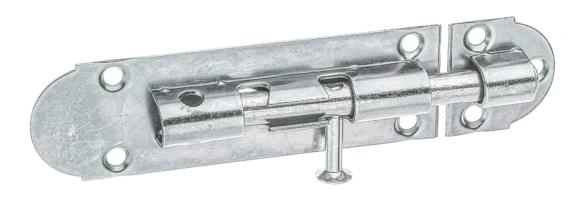 Grendelriegel mit Knopfgriff 100x30Ø8 verzinkt