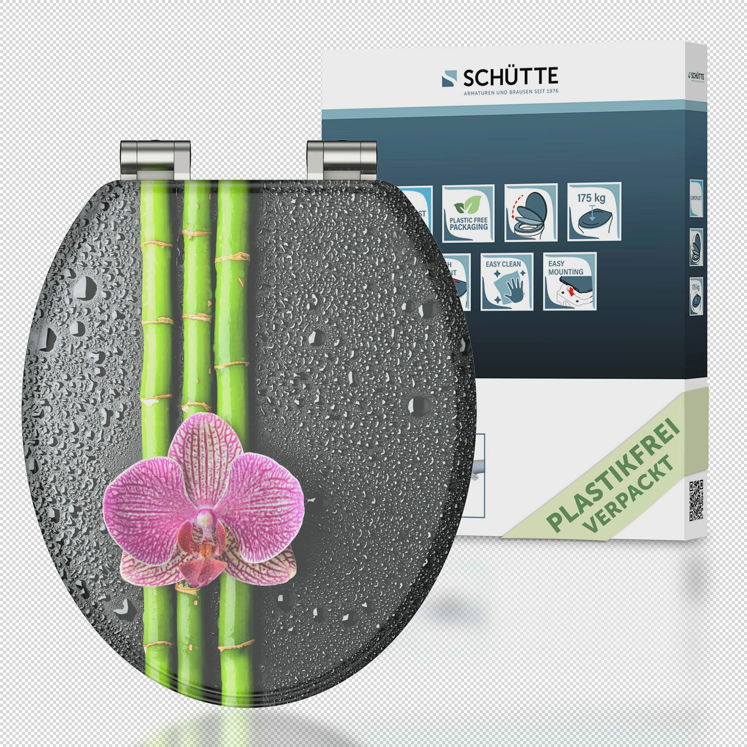 MDF WC-Sitz ASIA, mit Absenkautomatik