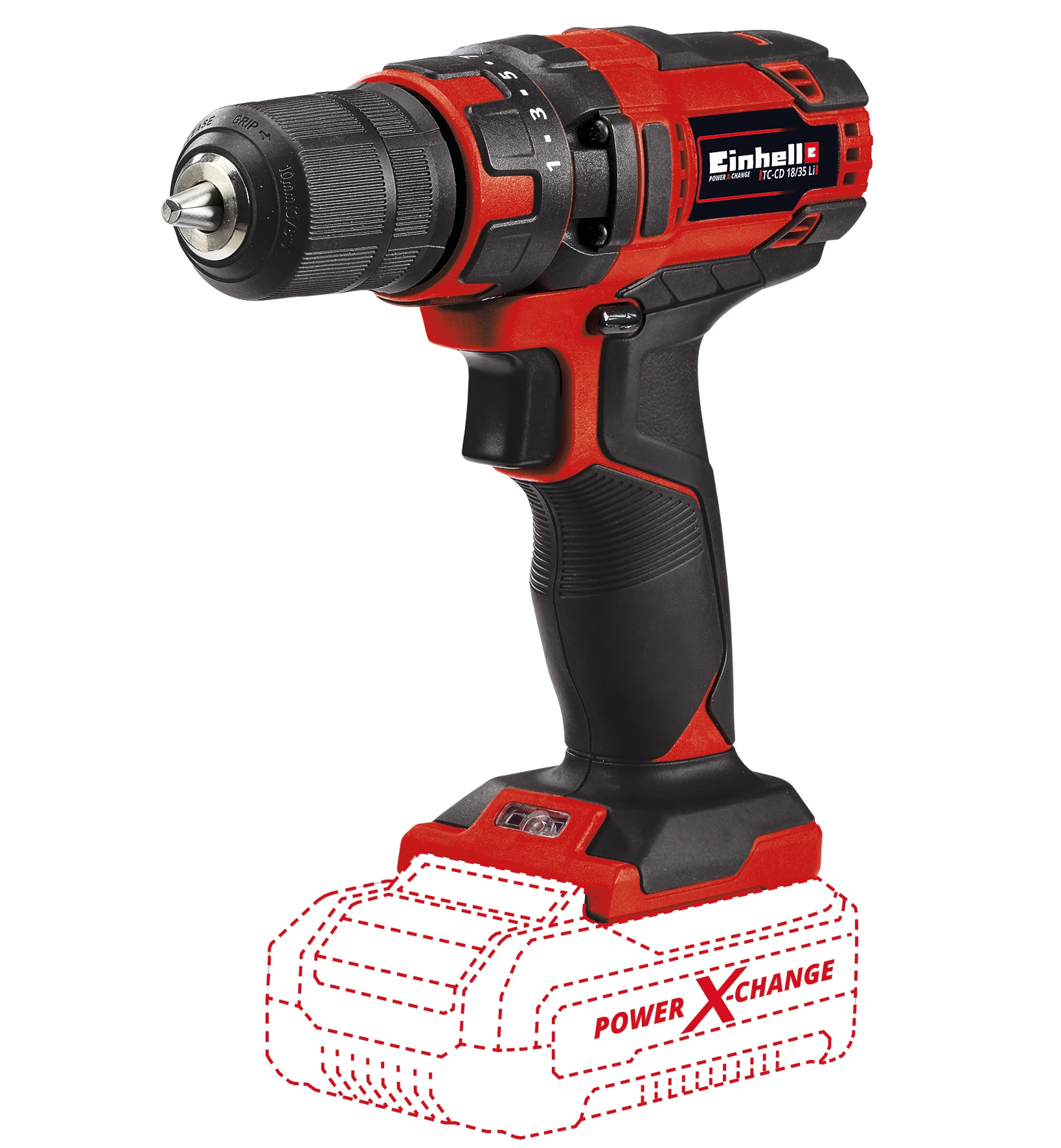 Einhell Classic TC-CD 18/35 Li - Solo Akku-Bohrschrauber