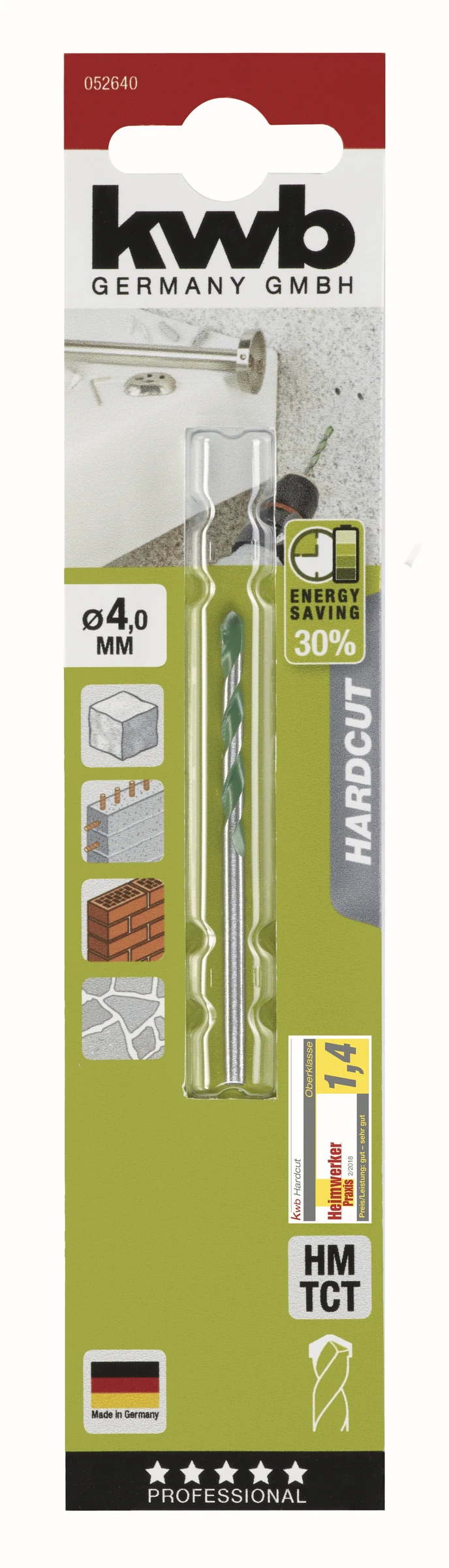 HARDCUT HM-Granitbohrer AKKU TOP D4.0mm