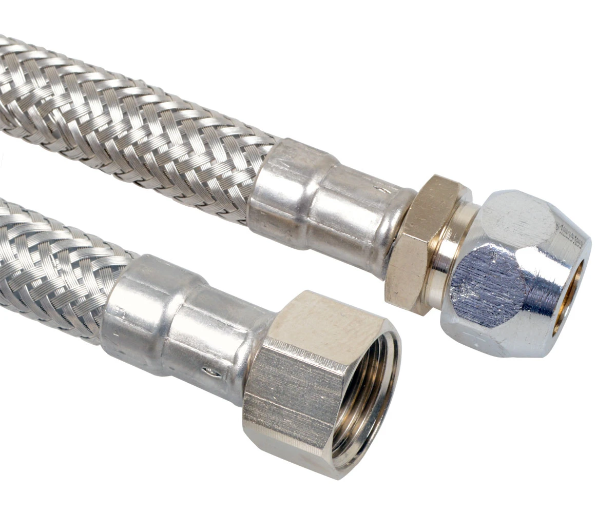 Flexibler Anschlussschlauch 100 mm, 3/8''IG x 10 mmQ
