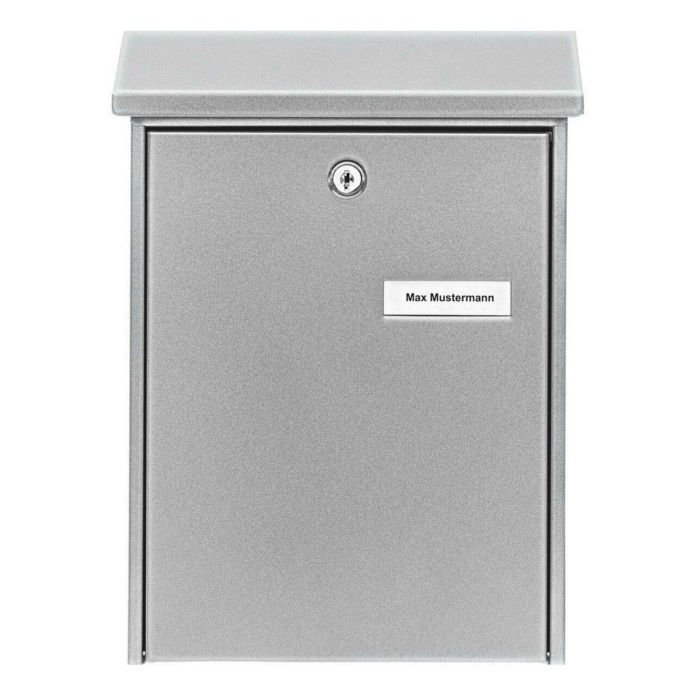 Briefkasten Stahl-lackiert Daily 5861 Si silber