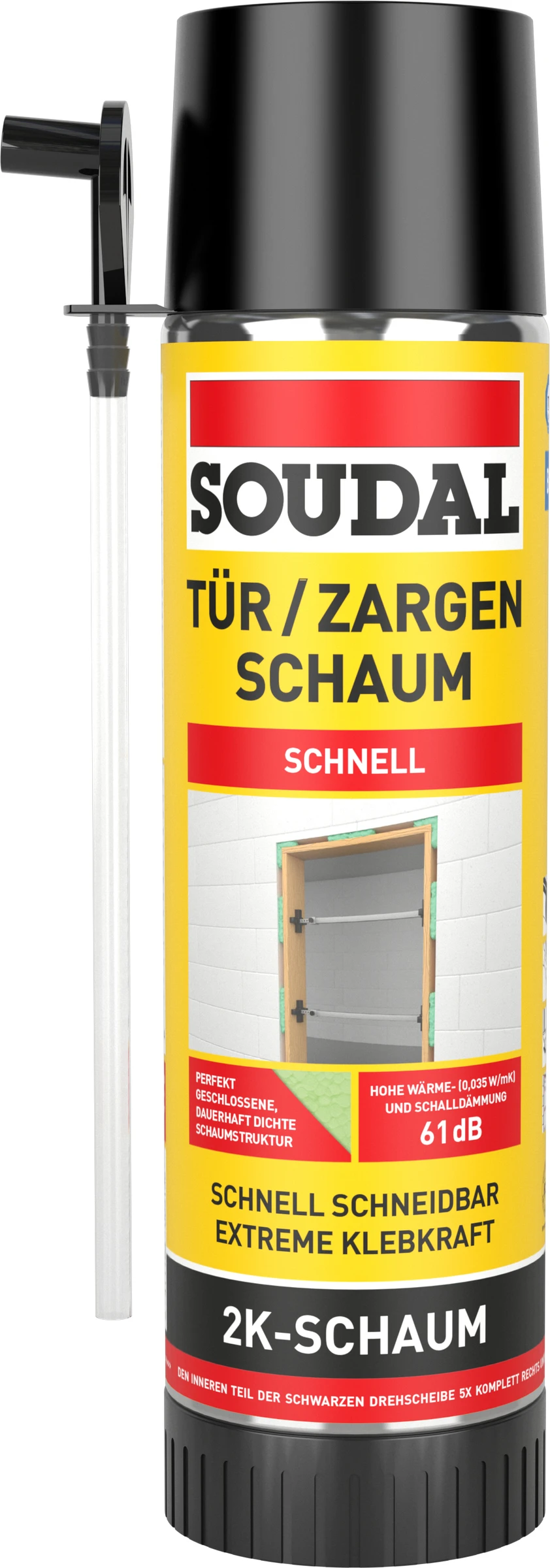 Soudal 2K Tür- & Zargenschaum - schnelle & sichere Montage von Türzargen