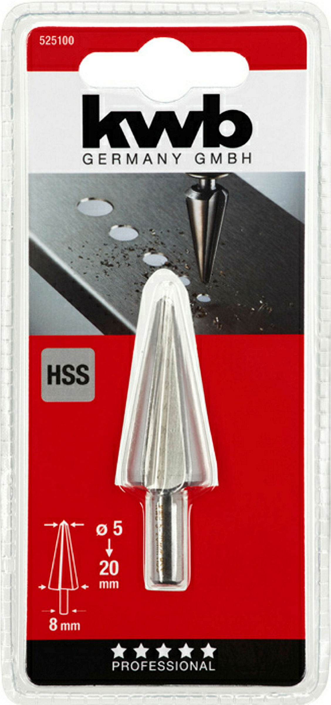 Schälbohrer HSS, ø 6-20 mm